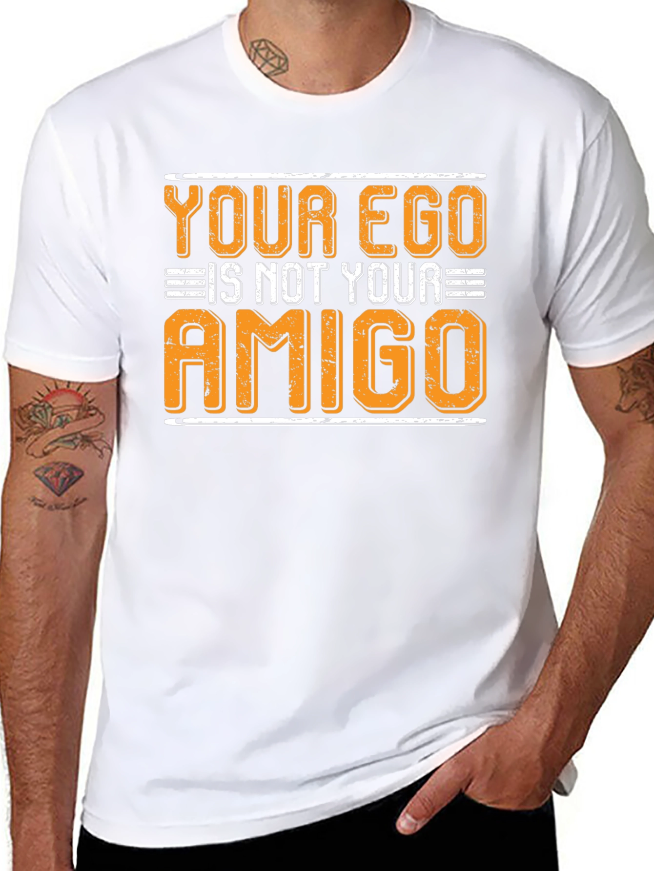 Ego Amigo Graphic T-Shirt - Black