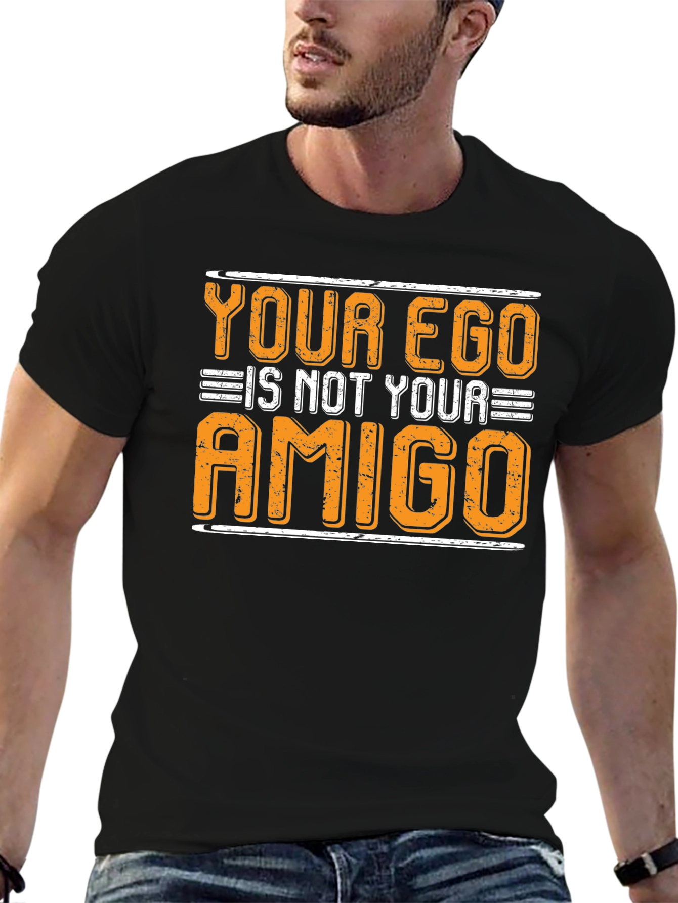 Ego Amigo Graphic T-Shirt - Black