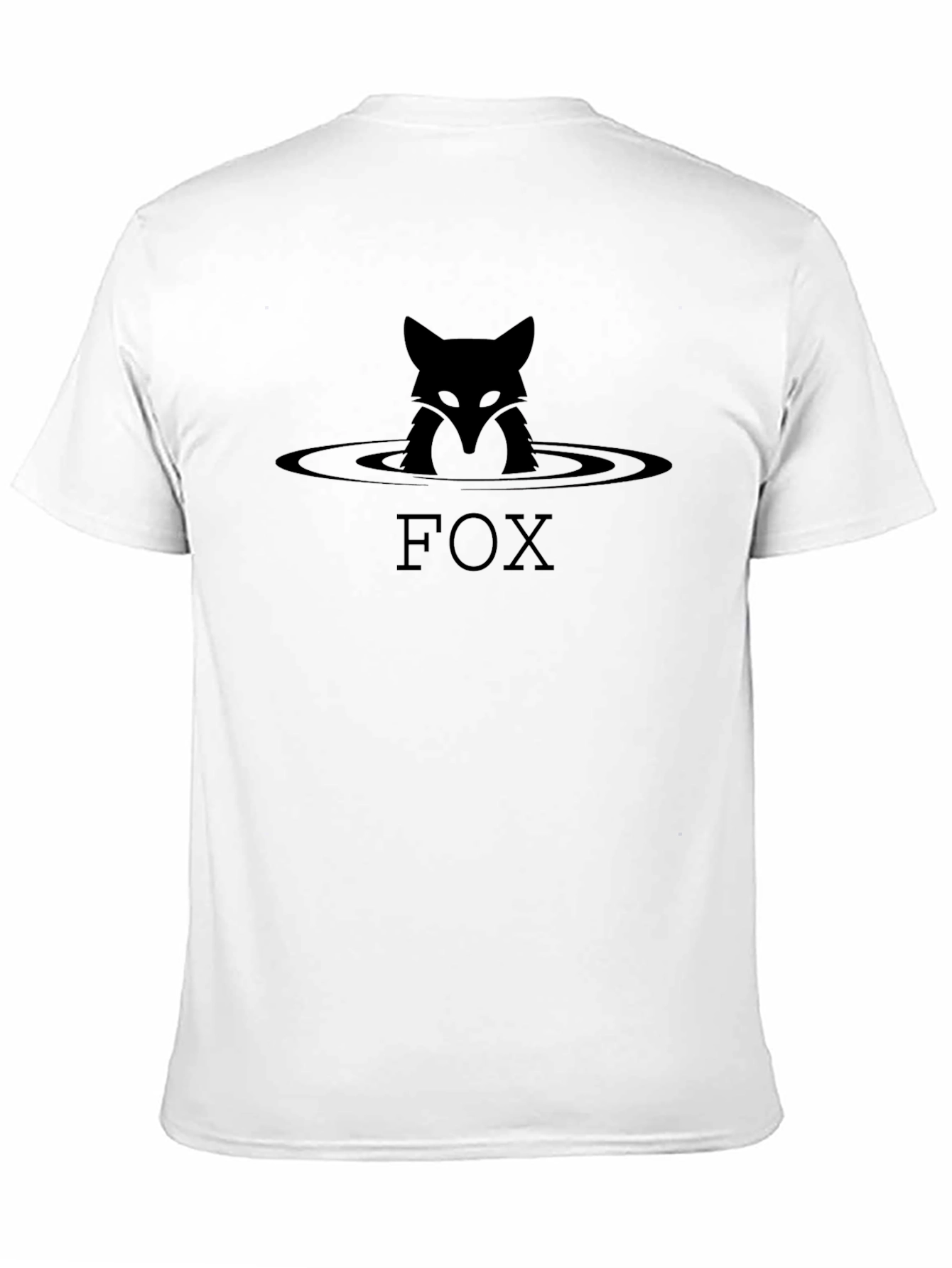 Fox Silhouette Graphic Tee - Mens Black T-Shirt