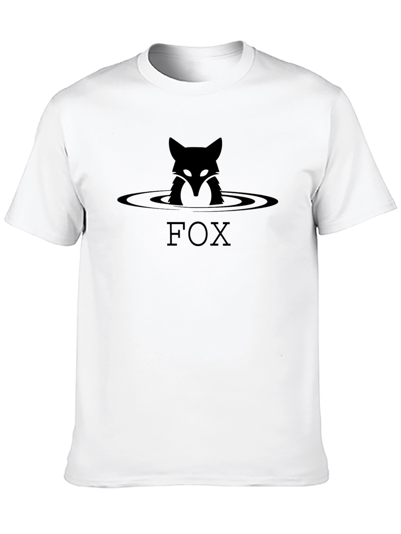 Fox Silhouette Graphic Tee - Mens Black T-Shirt
