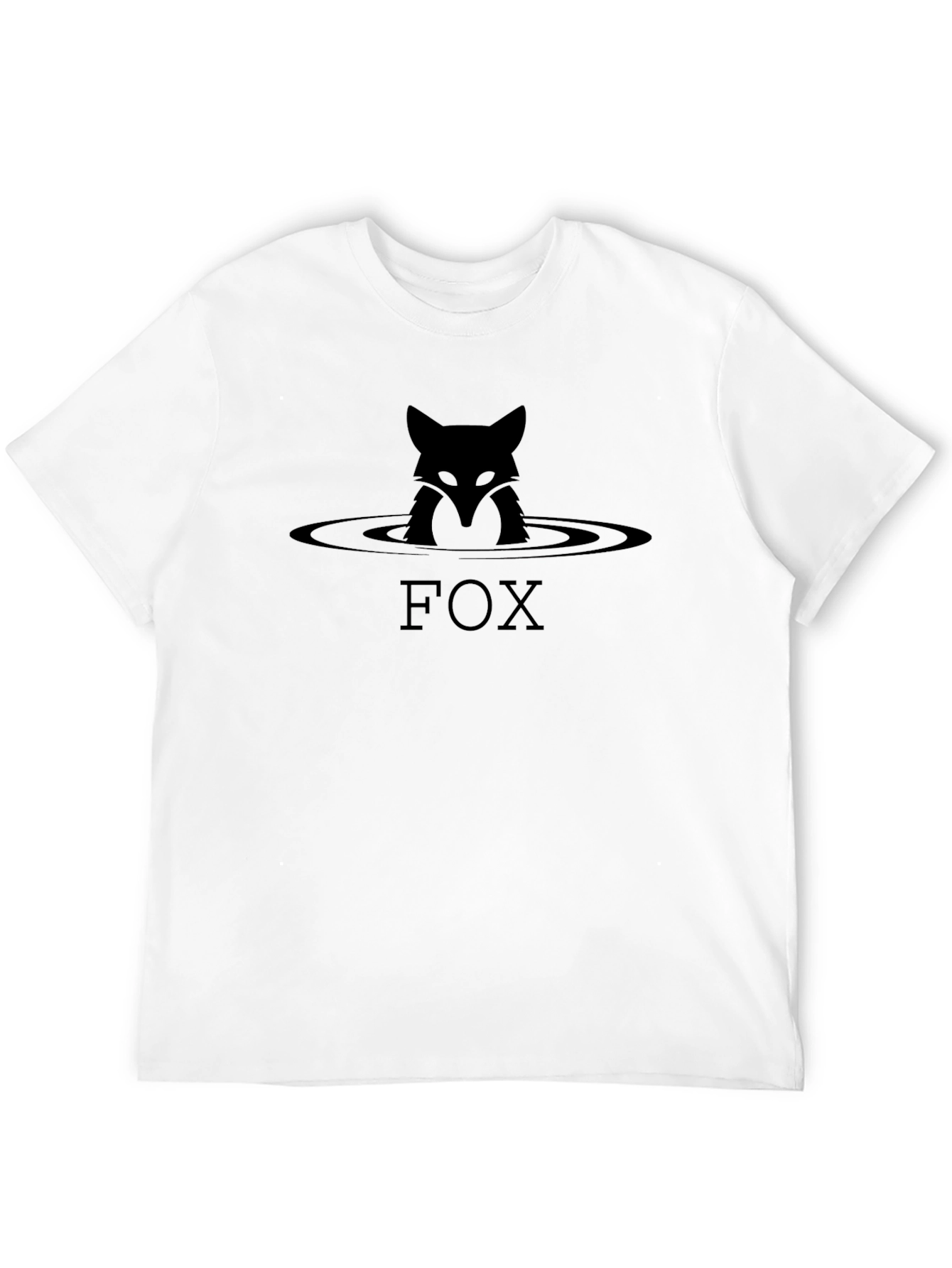 Fox Silhouette Graphic Tee - Mens Black T-Shirt