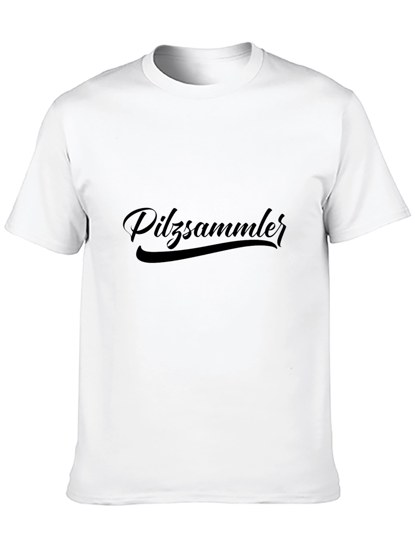 Pilzsammler T-Shirt - Black Crew Neck Tee