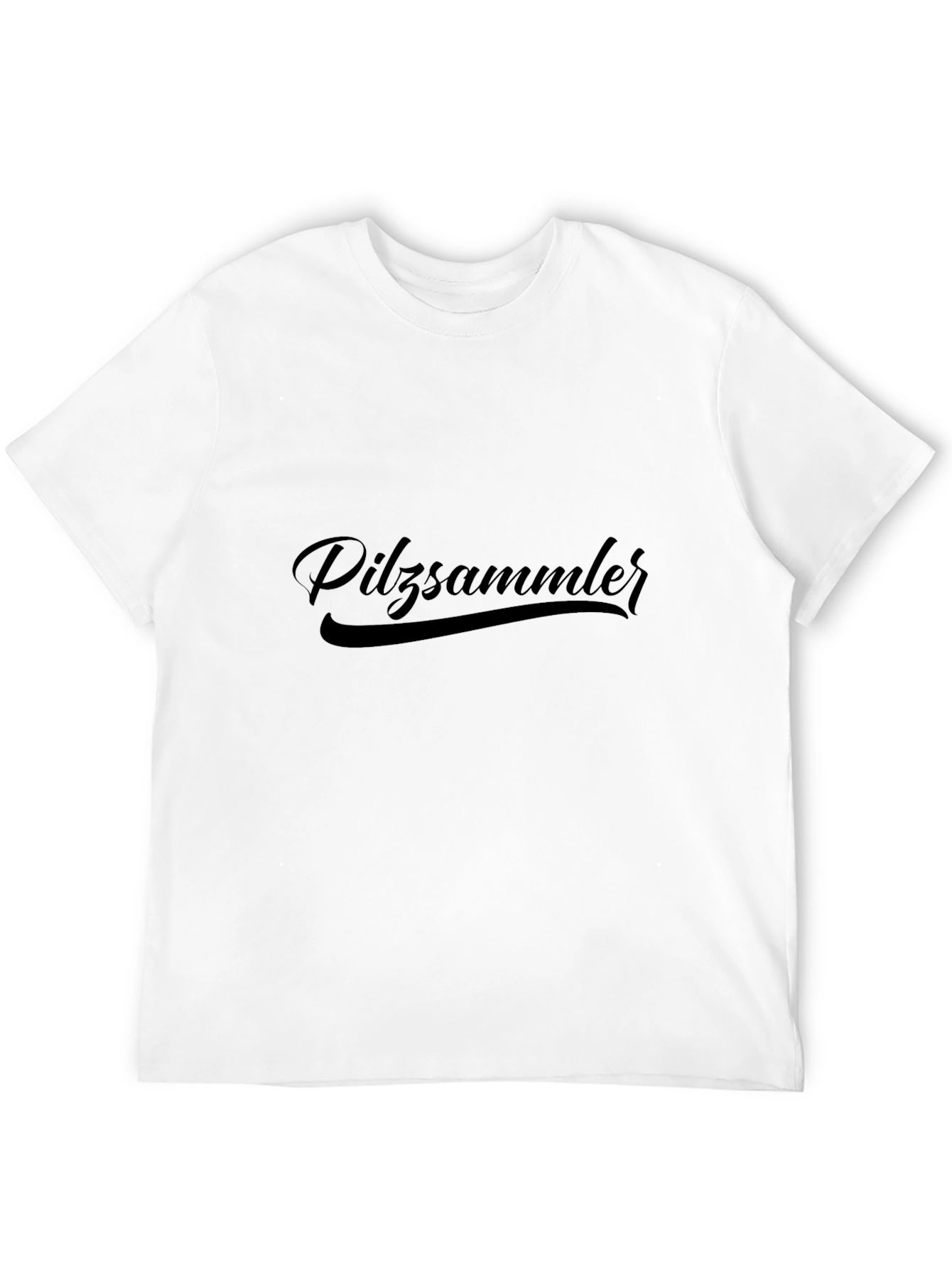 Pilzsammler T-Shirt - Black Crew Neck Tee