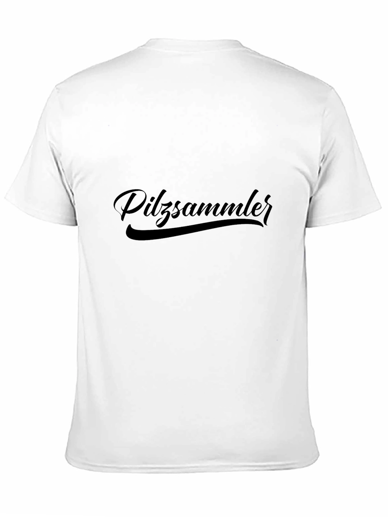 Pilzsammler T-Shirt - Black Crew Neck Tee