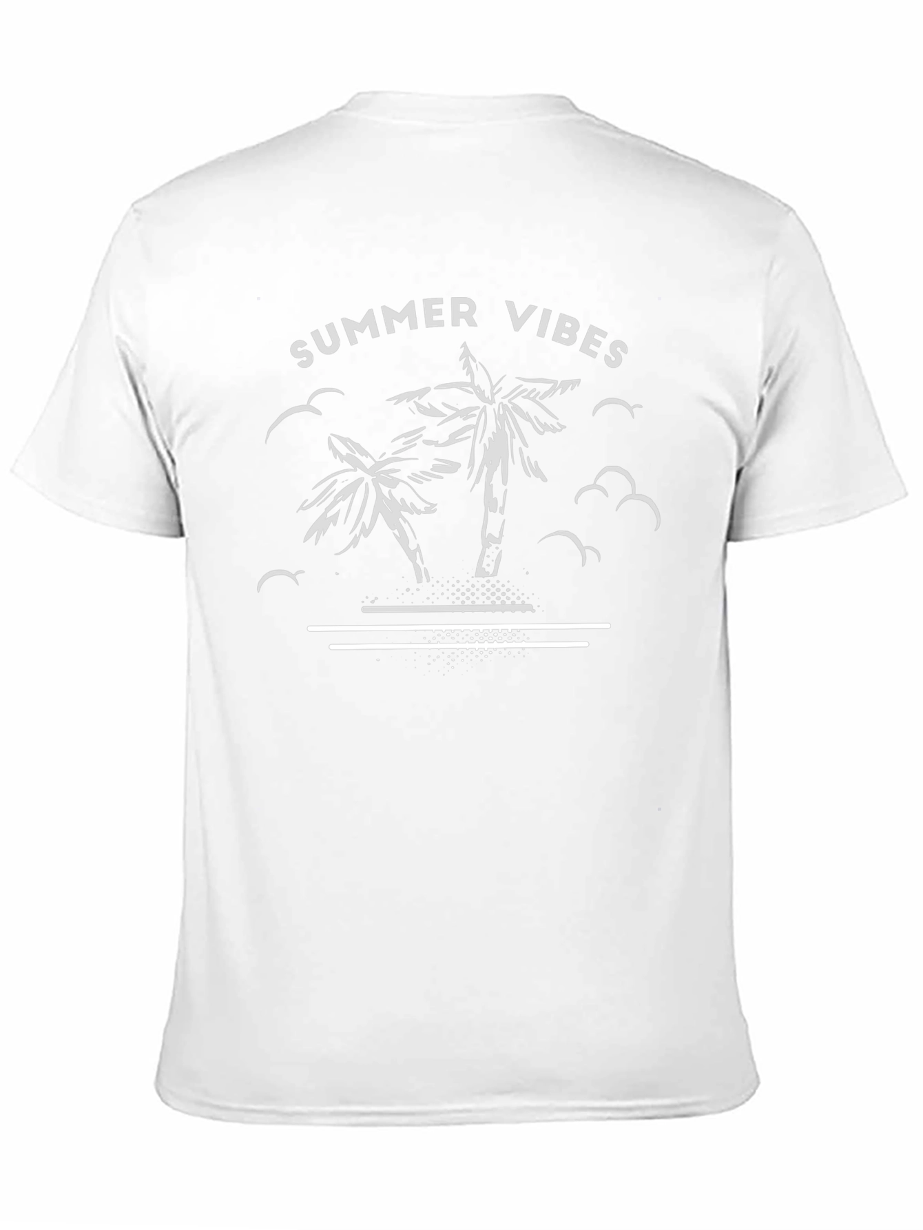 Summer Vibes Palm Tree Graphic T-Shirt