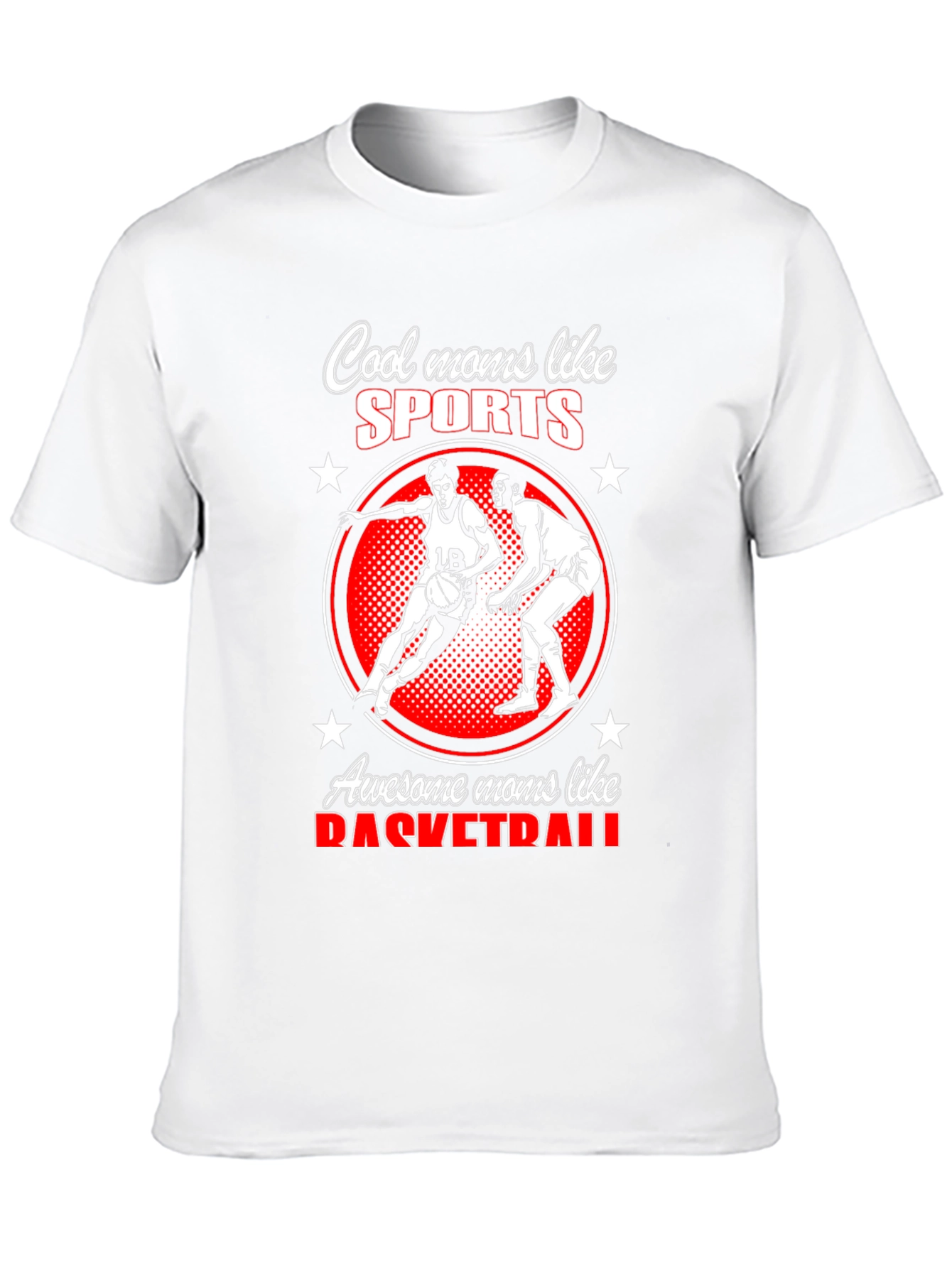 Cool Moms Like Sports Basketball T-Shirt
