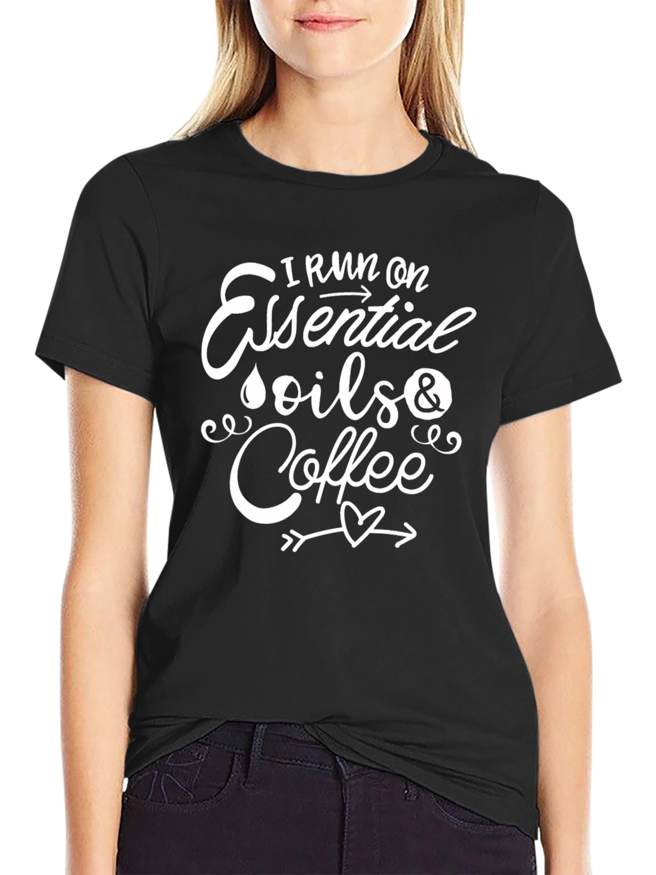 Essential Oils & Coffee Graphic T-Shirt