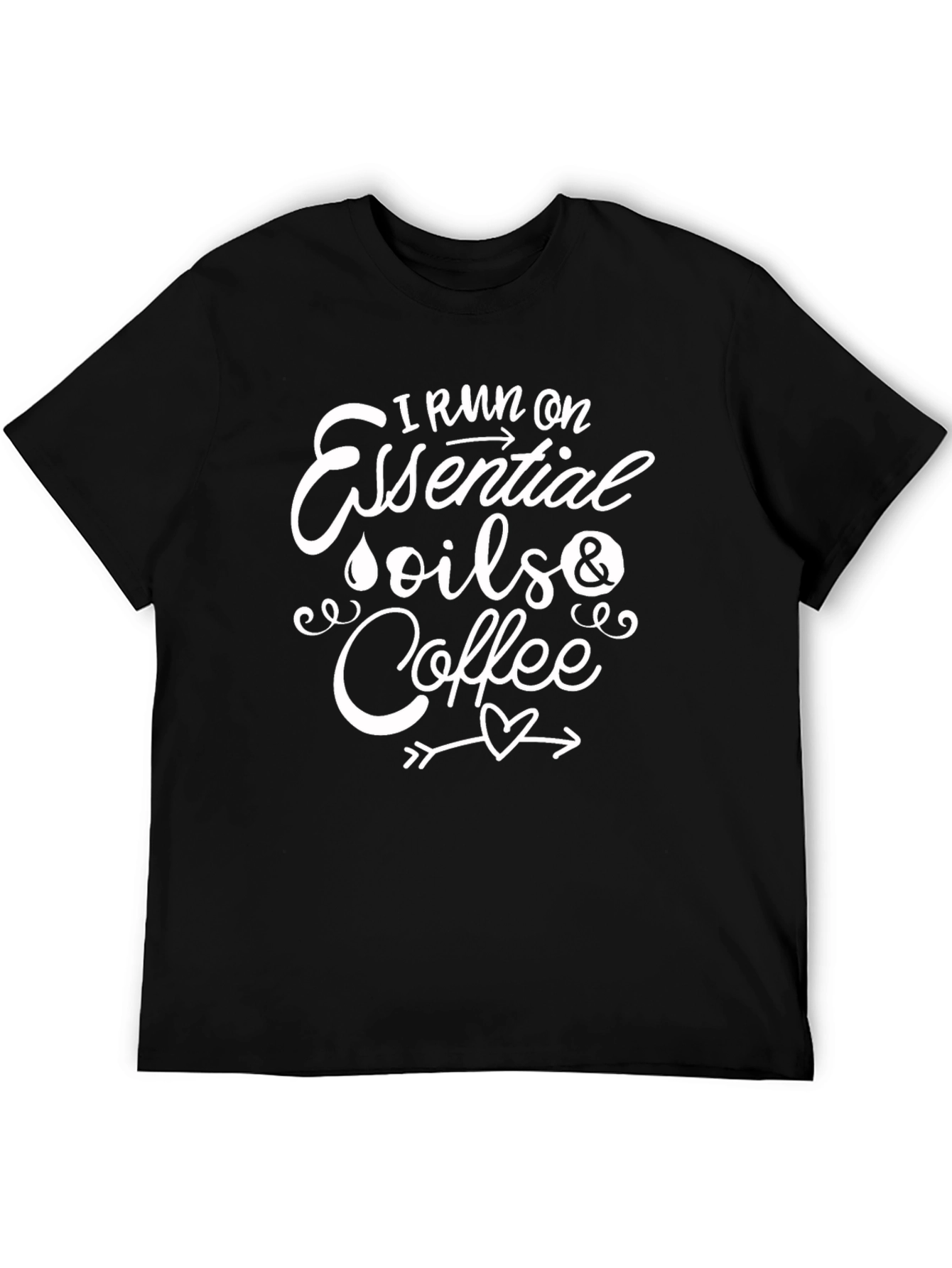 Essential Oils & Coffee Graphic T-Shirt