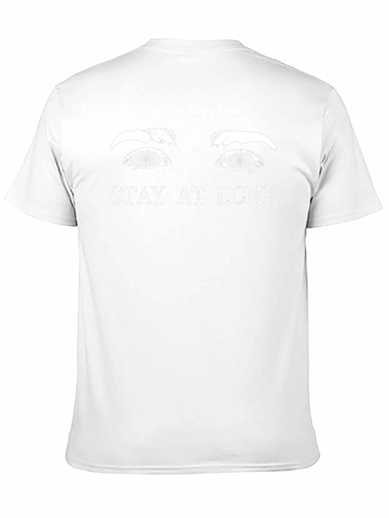 Stay At Home Graphic Tee - Black Unisex Shirt