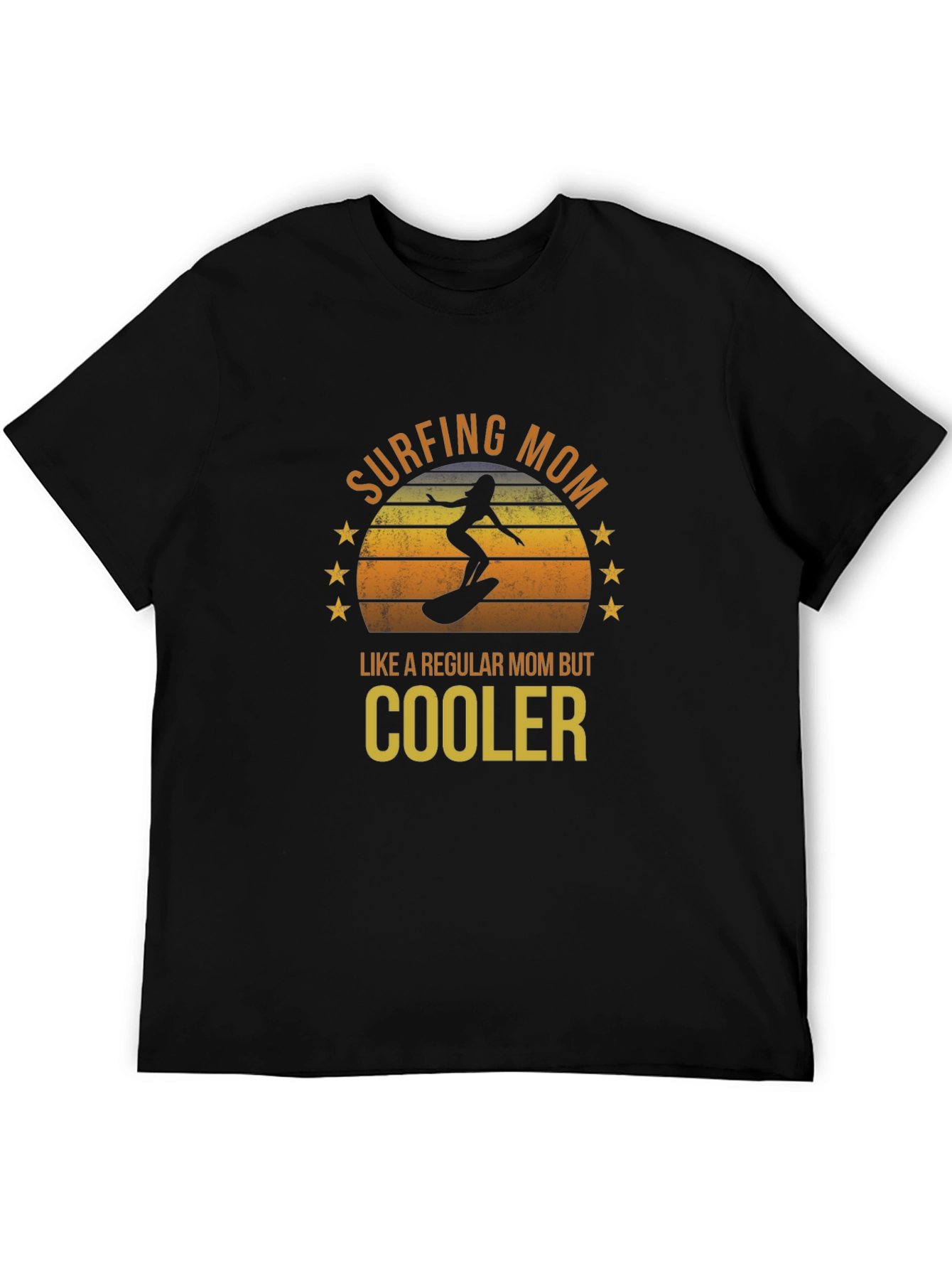 Surfing Mom T-Shirt - Regular Mom But Cooler