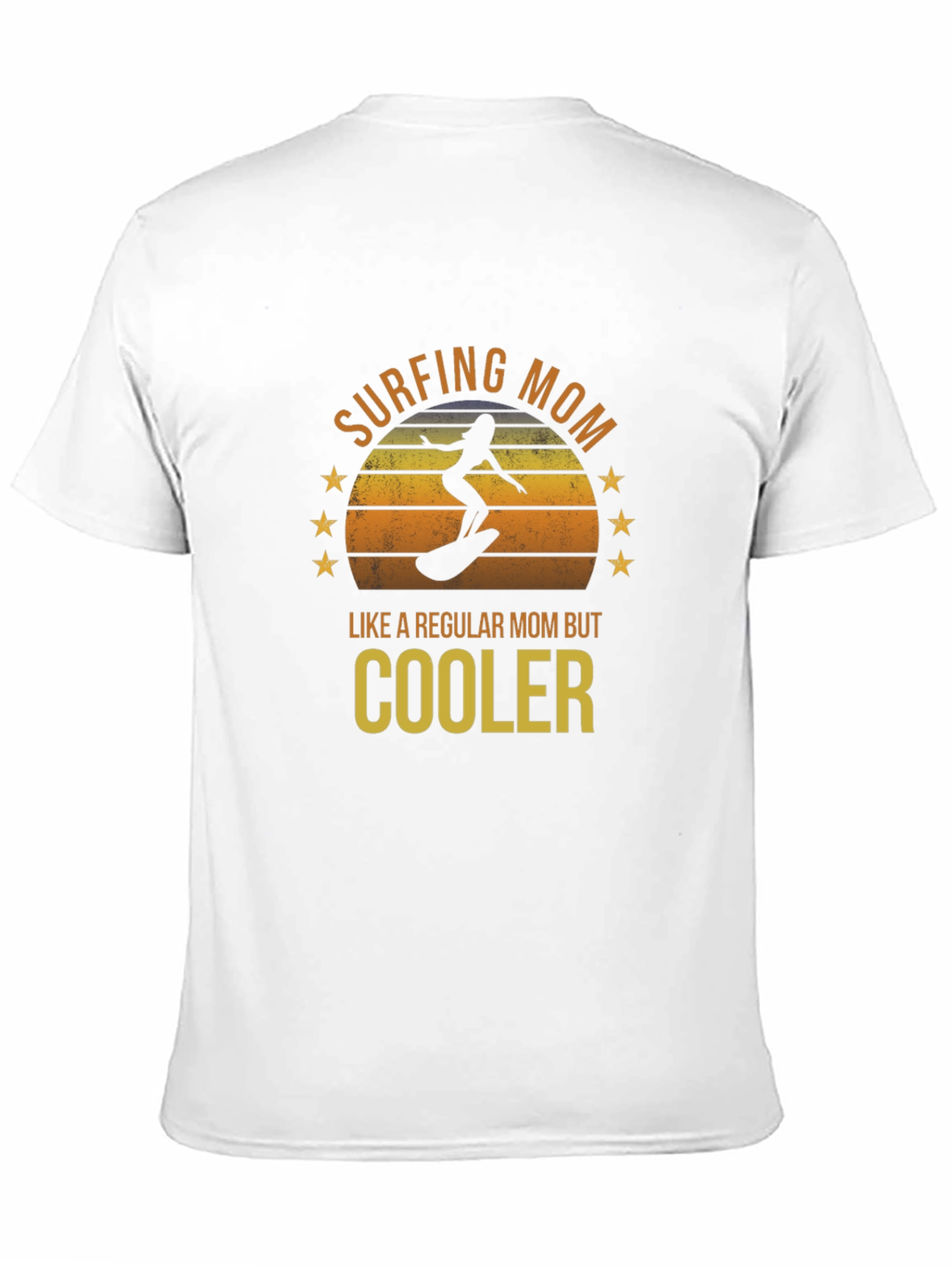 Surfing Mom T-Shirt - Regular Mom But Cooler