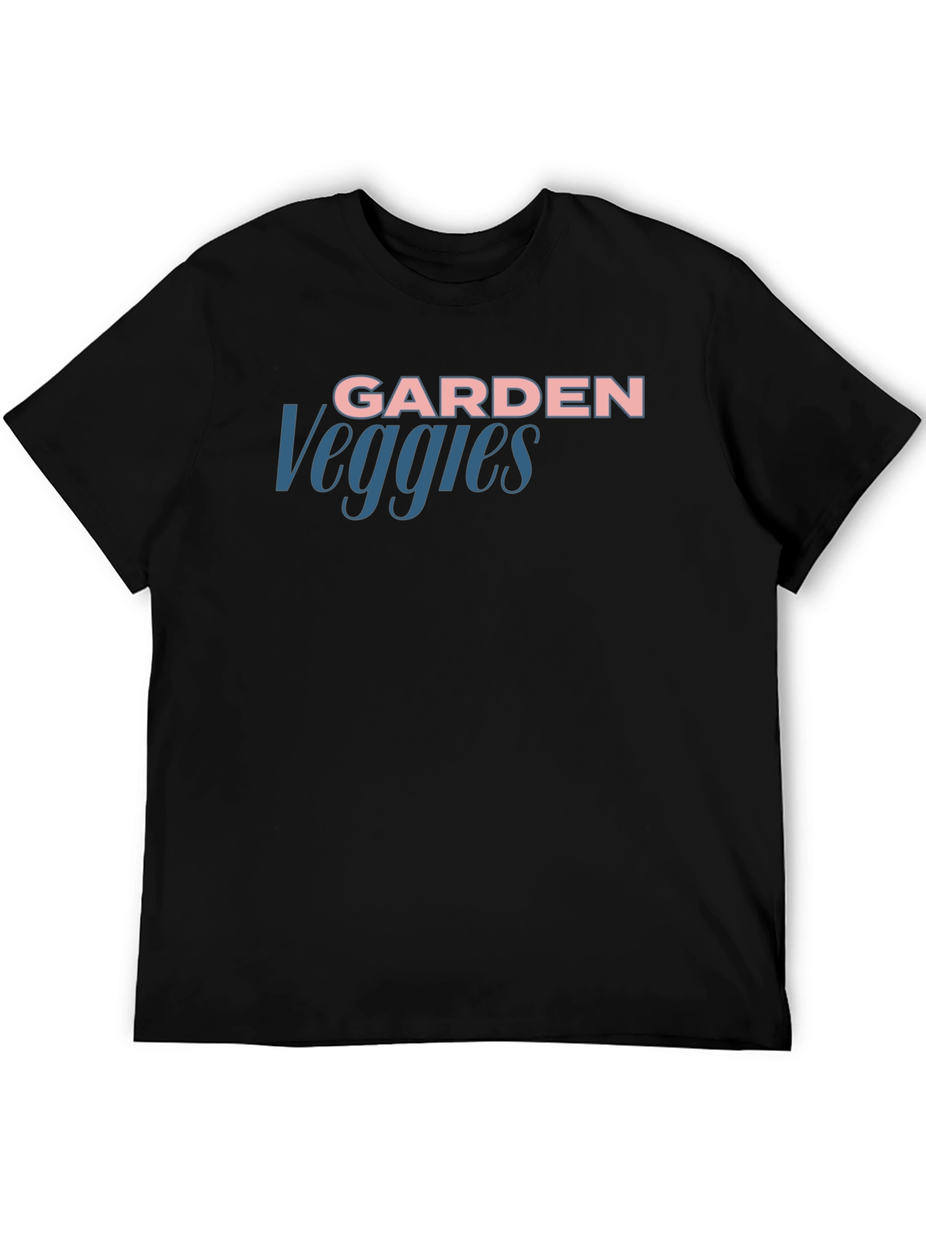 Garden Veggies Black T-Shirt