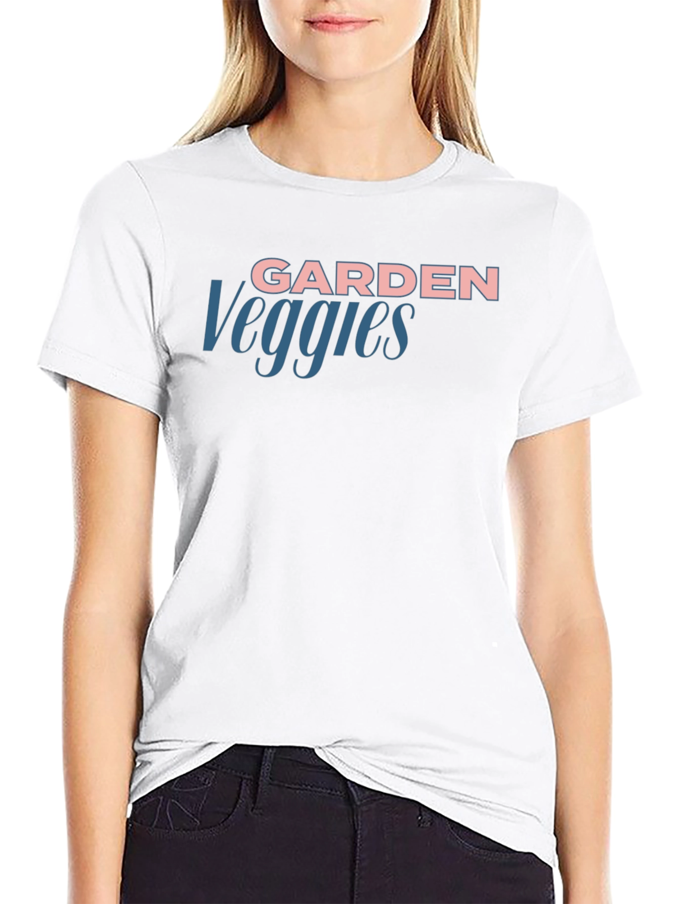 Garden Veggies Black T-Shirt