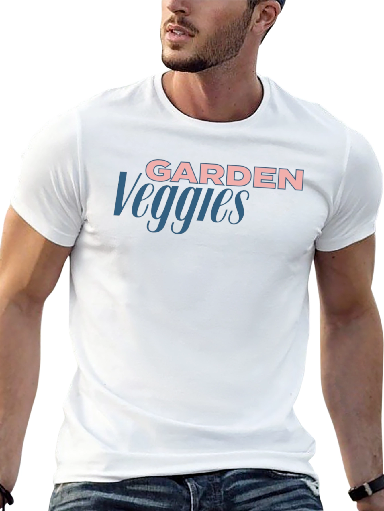 Garden Veggies Black T-Shirt