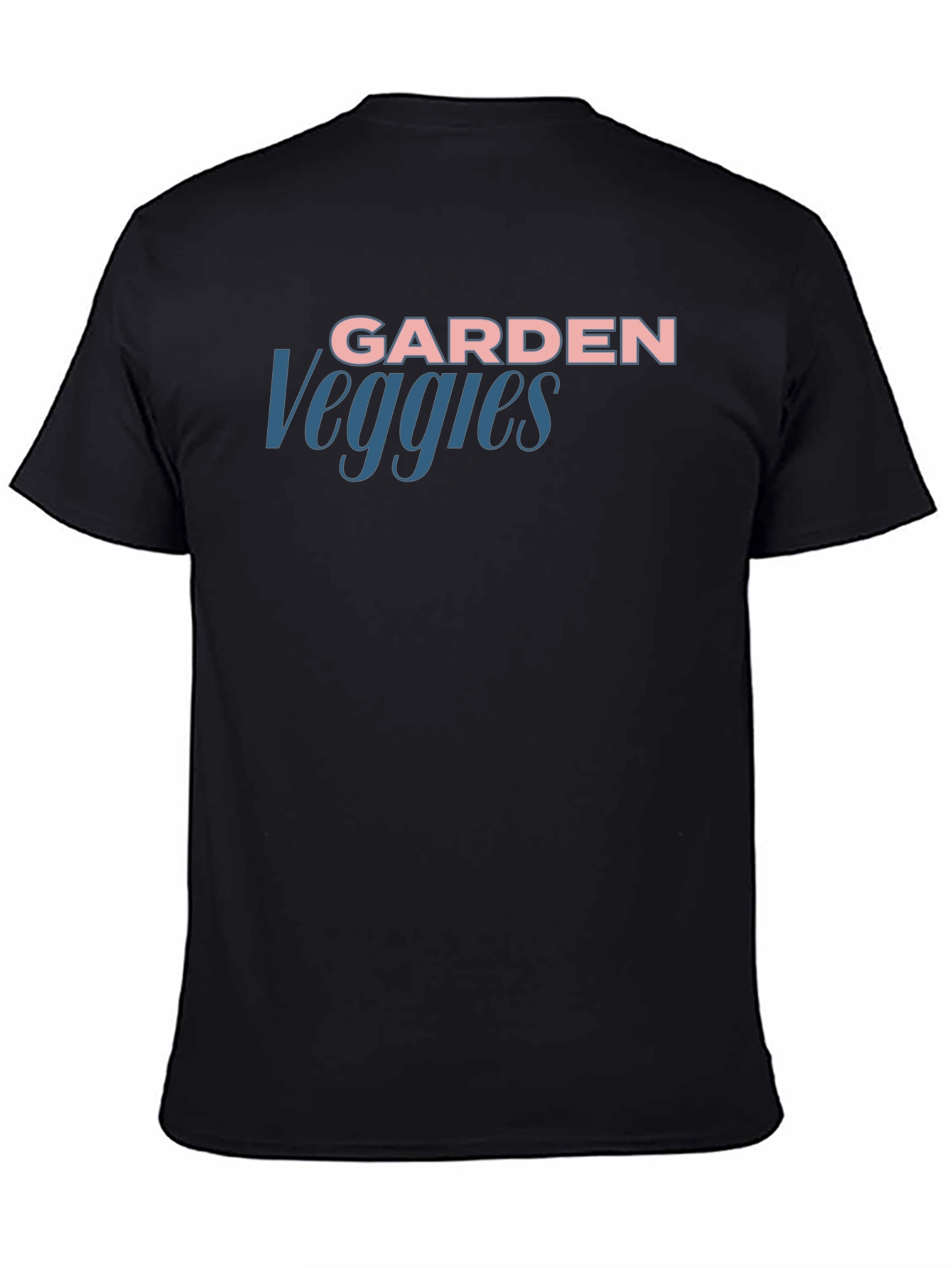Garden Veggies Black T-Shirt