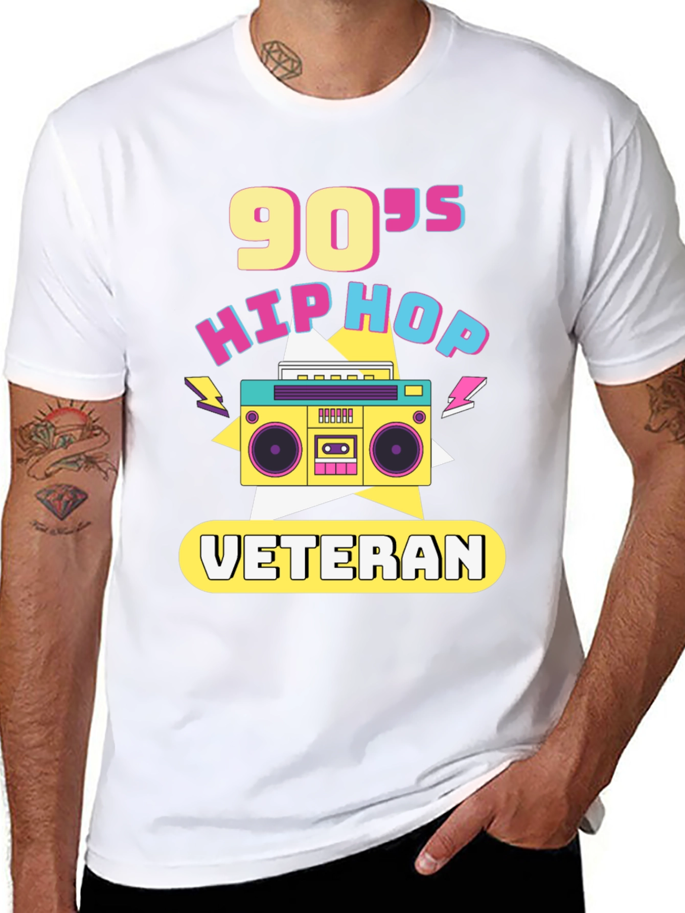 90s Hip Hop Veteran Graphic Tee