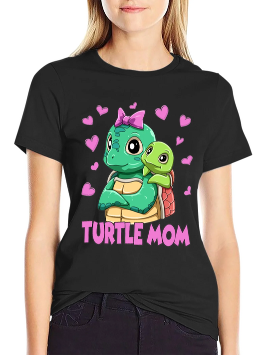 Turtle Mom Graphic Tee - Cute Mothers Day Shirt