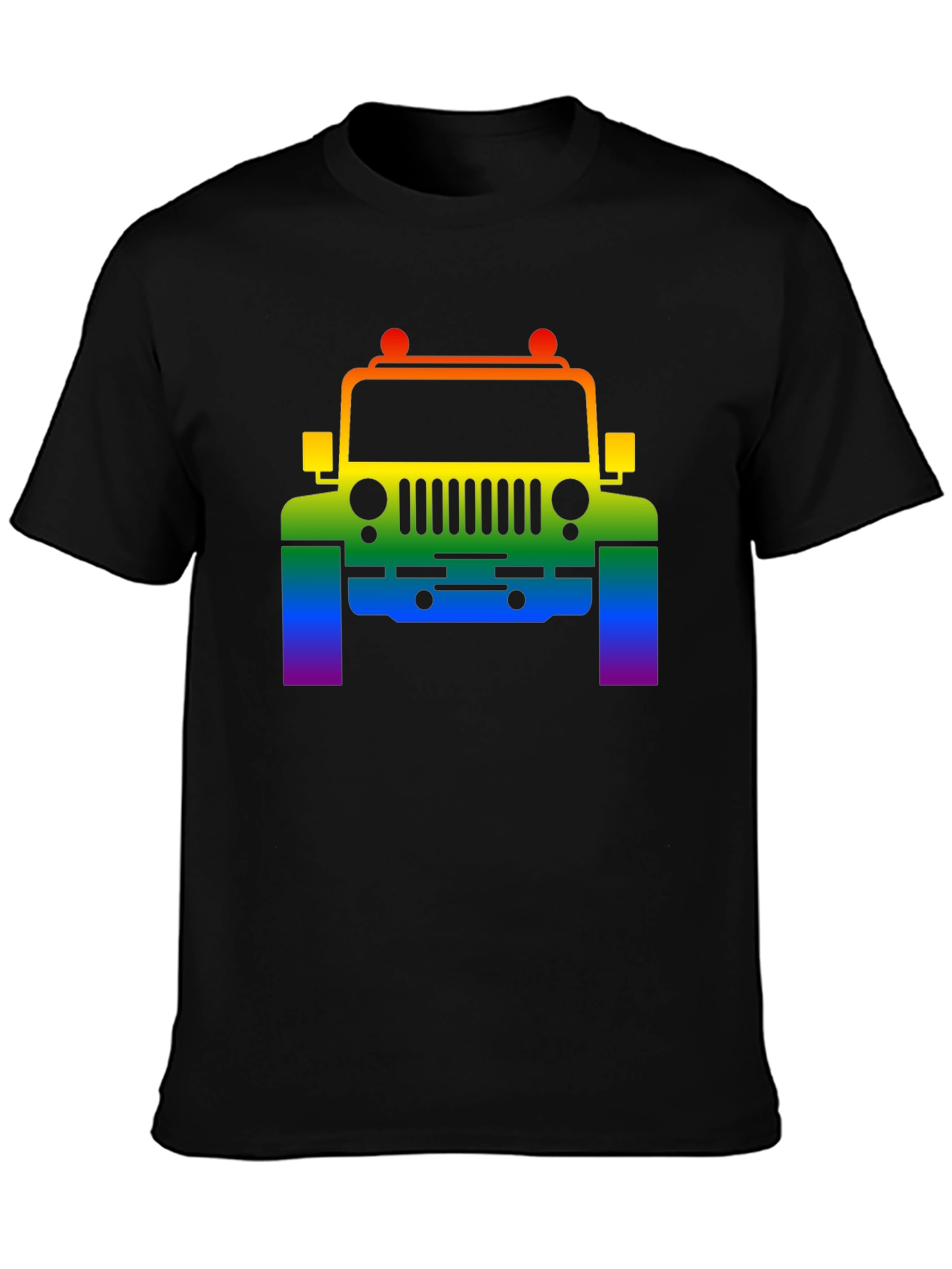 Rainbow Jeep T-Shirt - Pride Edition