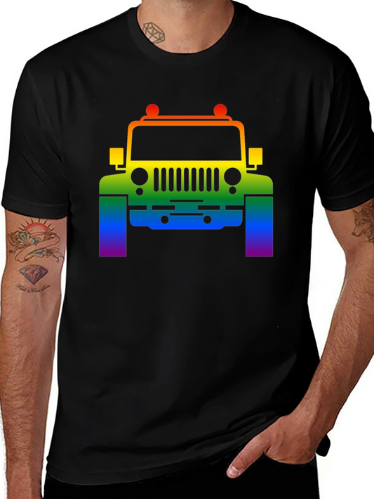 Rainbow Jeep T-Shirt - Pride Edition