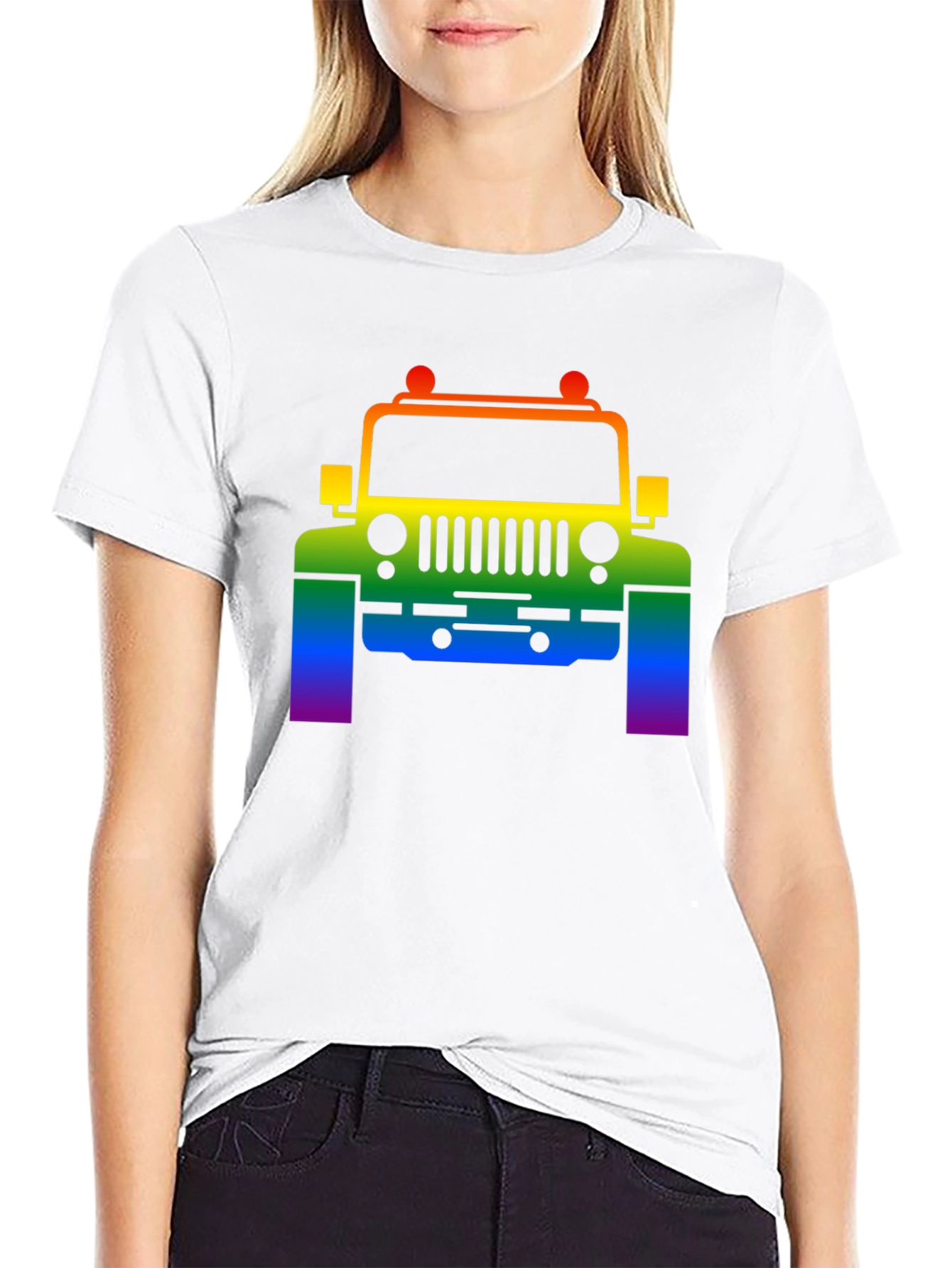 Rainbow Jeep T-Shirt - Pride Edition