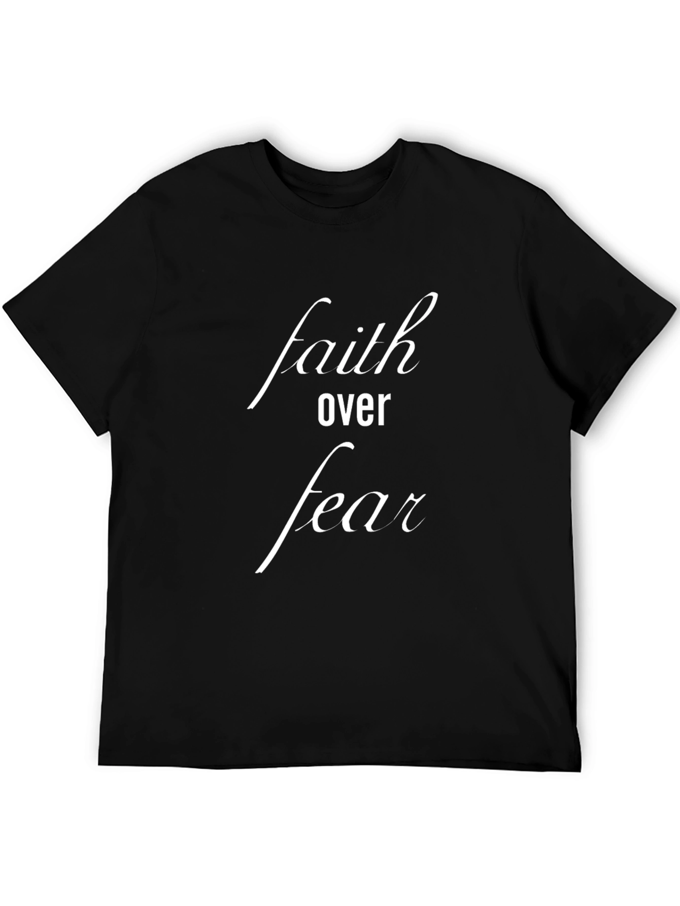 Faith Over Fear Graphic Tee - Inspirational T-Shirt