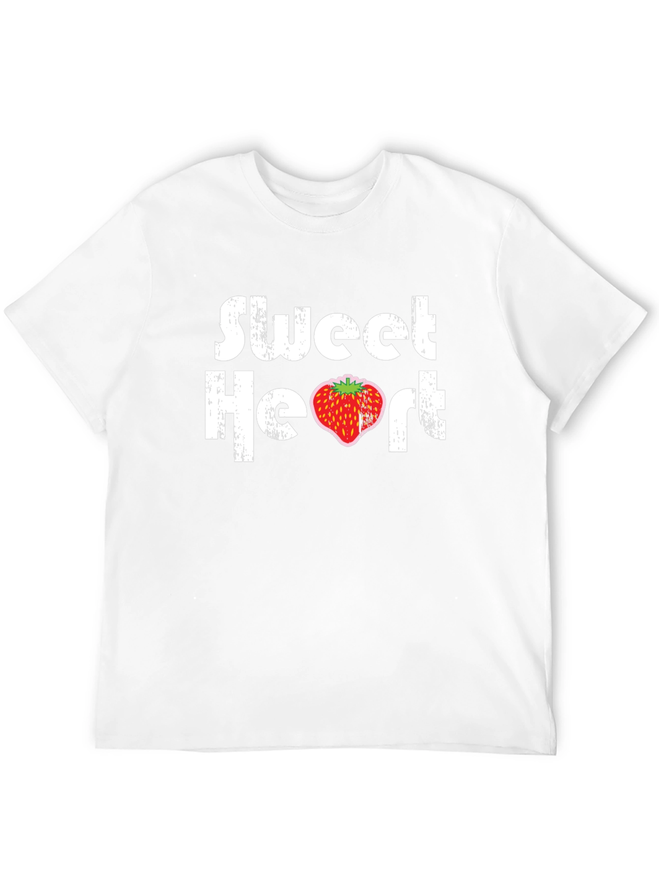 Sweetheart Strawberry Graphic Black T-Shirt