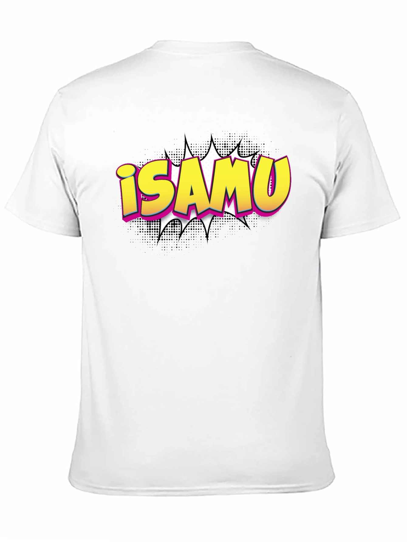 iSAMU Comic Style Graphic T-Shirt