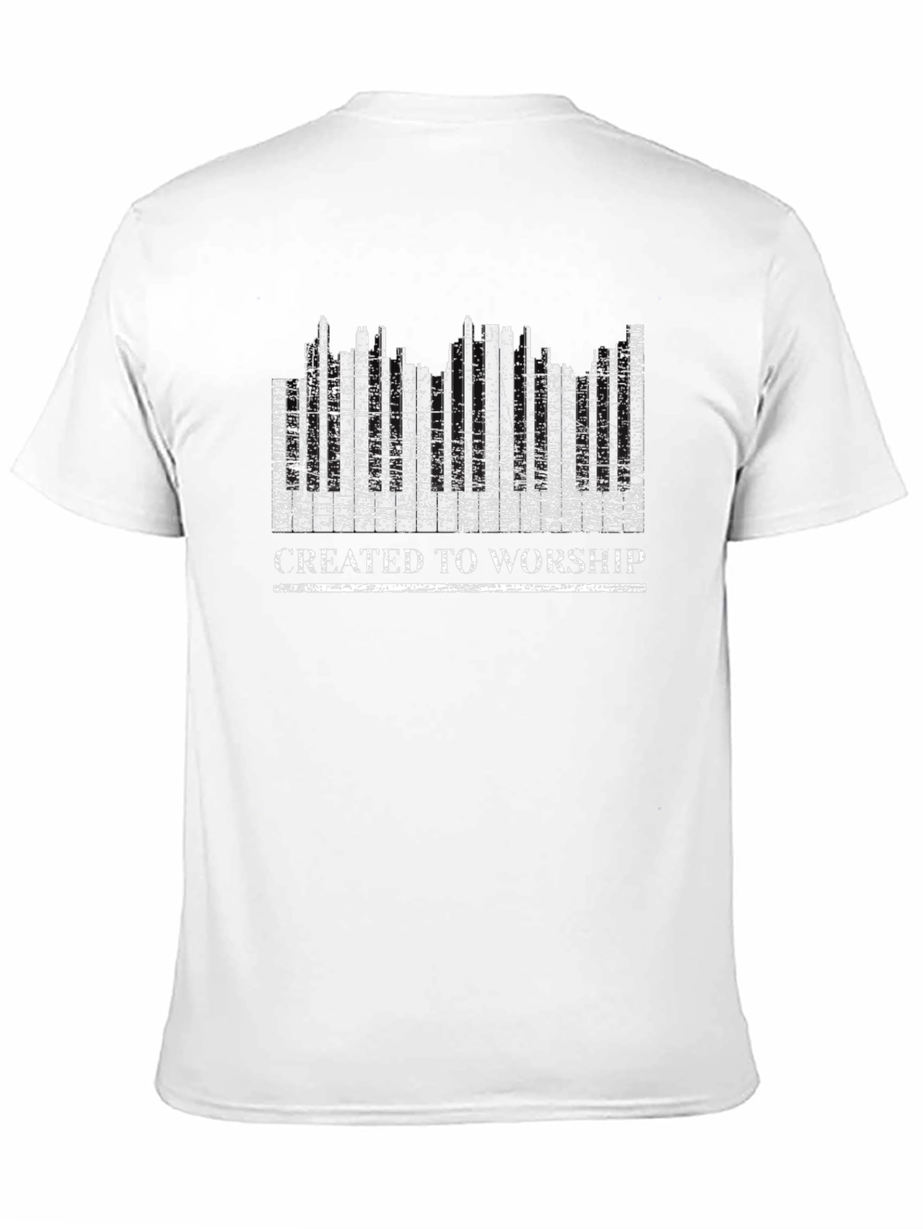 Created To Worship Black Tee