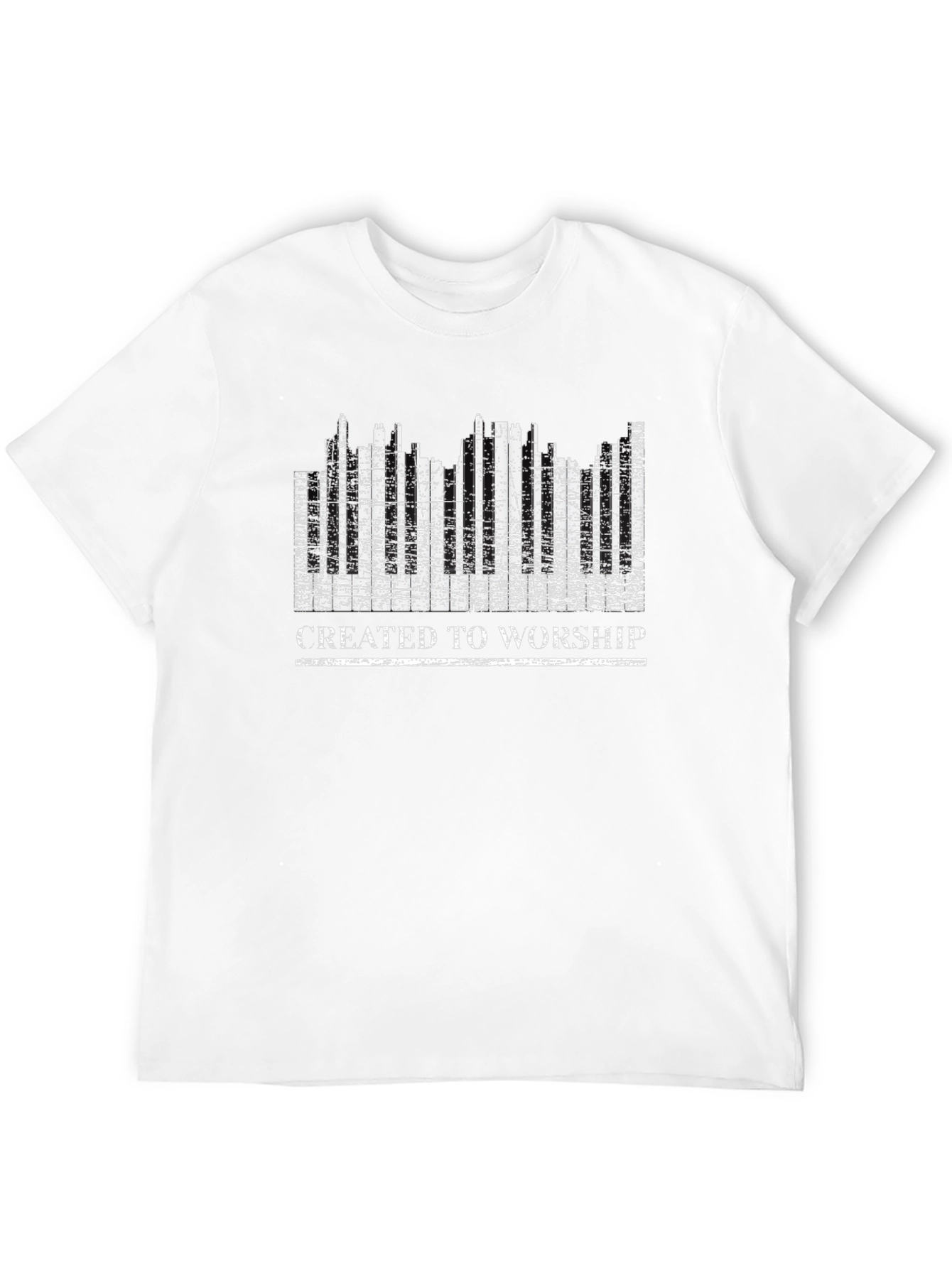 Created To Worship Black Tee