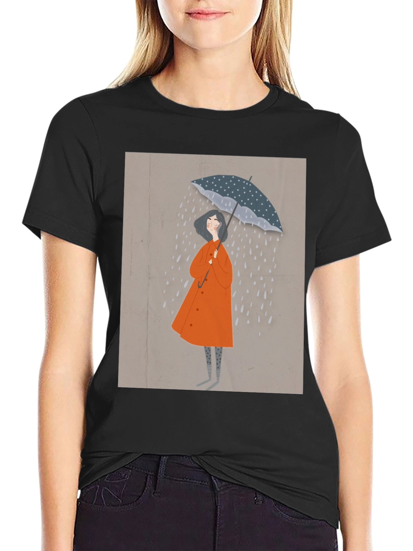 Rainy Day Graphic Tee - Stylish Unisex T-Shirt