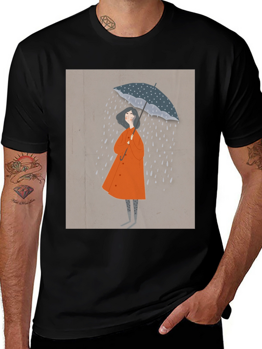 Rainy Day Graphic Tee - Stylish Unisex T-Shirt