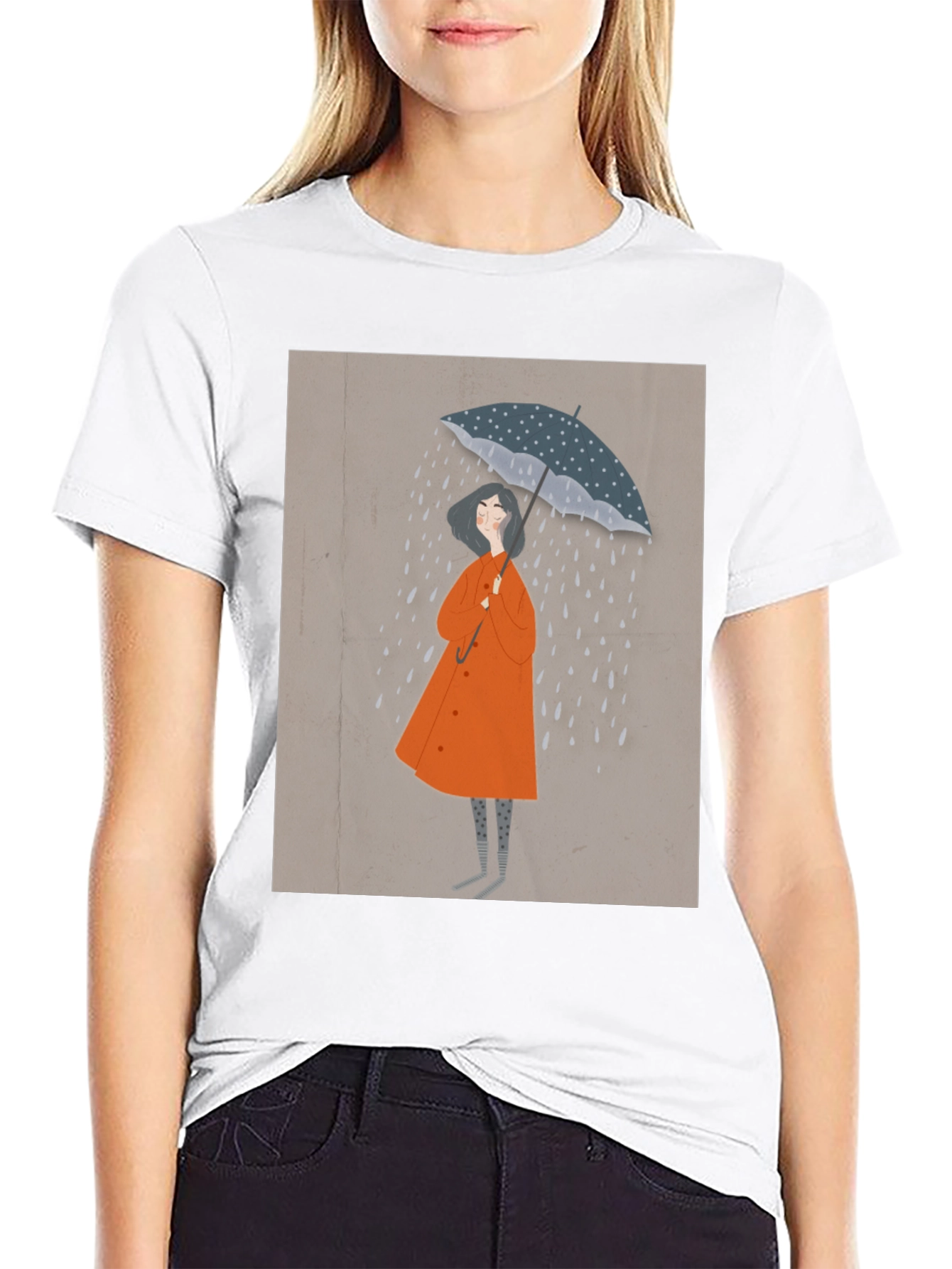 Rainy Day Graphic Tee - Stylish Unisex T-Shirt