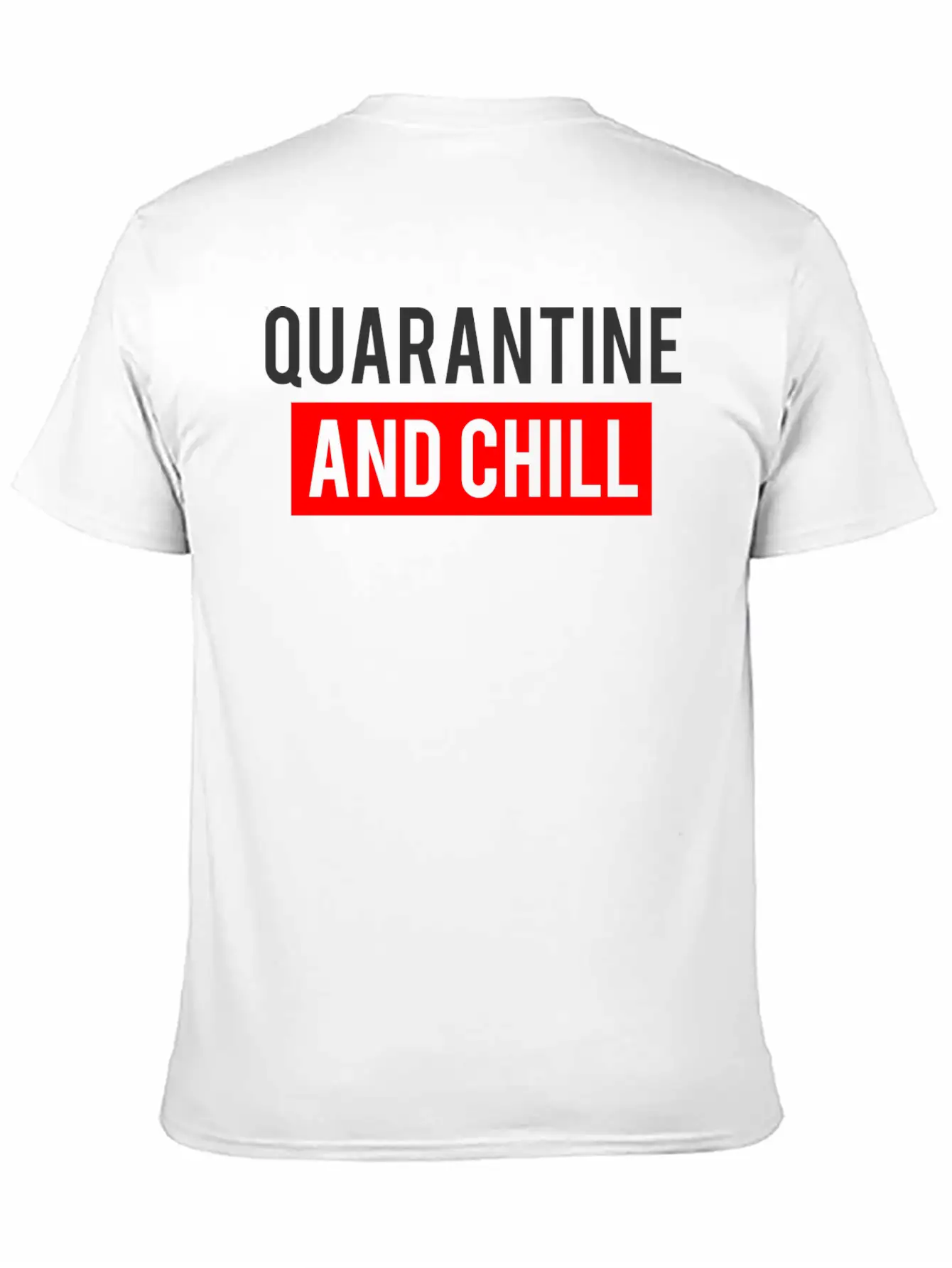 QUARANTINE AND CHILL Comfortable Minimalist Graphic Tee – Summer Style Essential