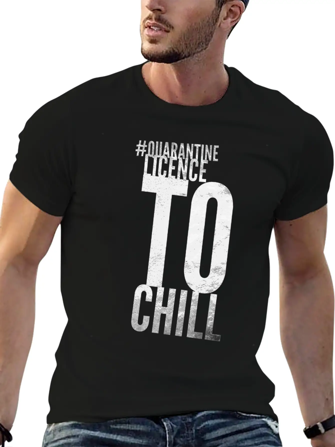 Quarantine Licence To Chill Stylish Everyday T-Shirt – Unisex Basic Cotton Tee