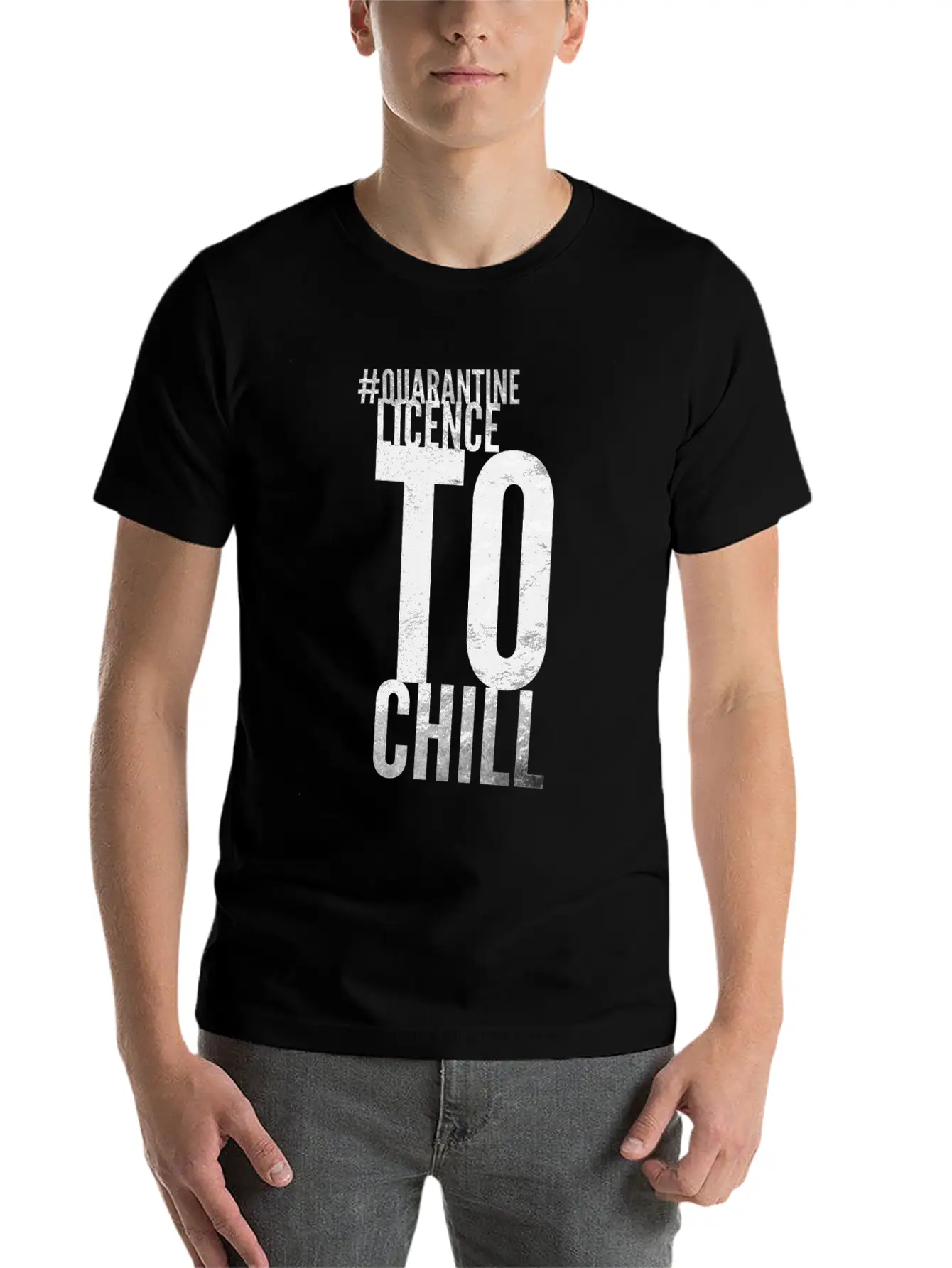 Quarantine Licence To Chill Stylish Everyday T-Shirt – Unisex Basic Cotton Tee