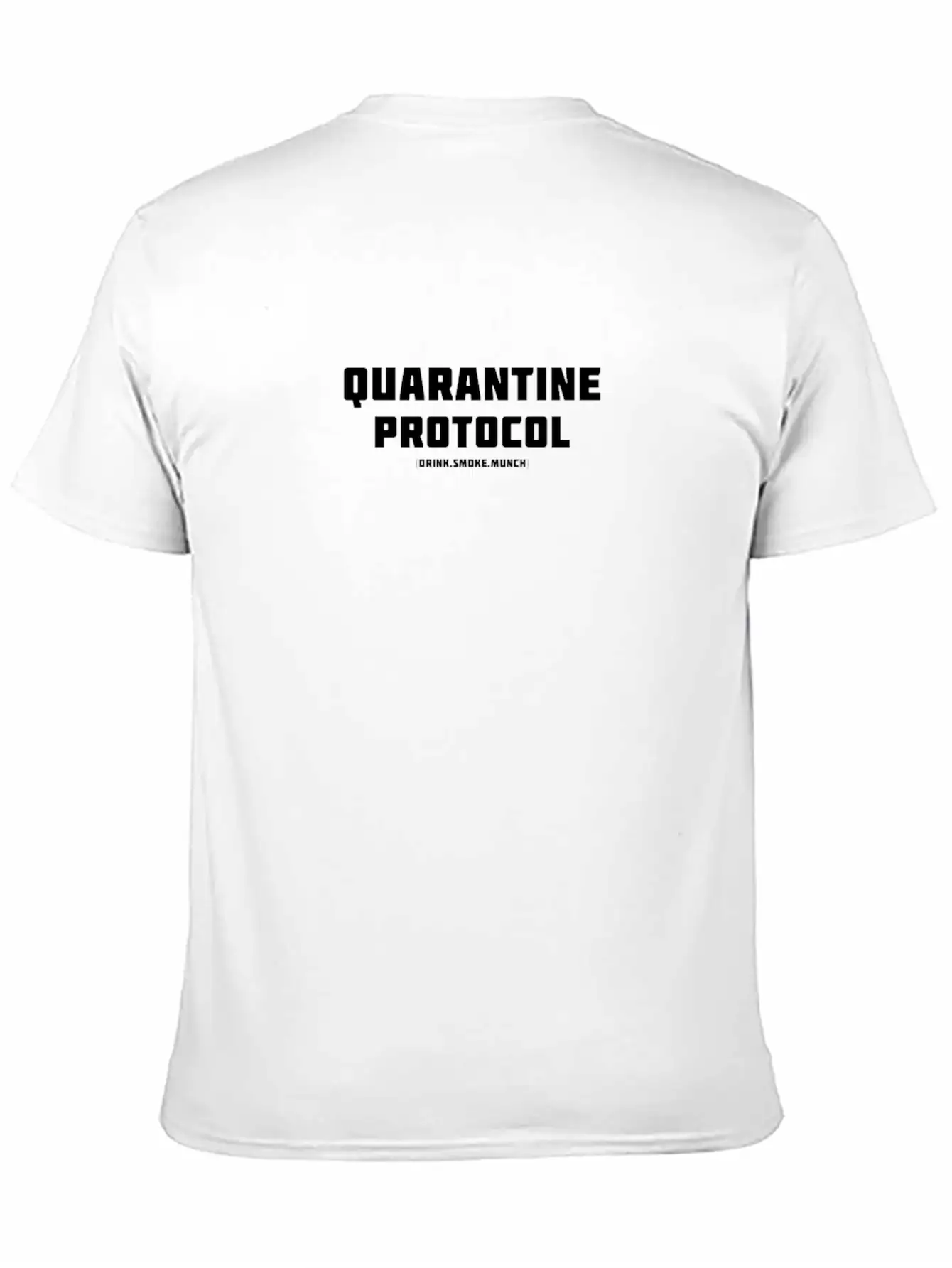 Quarantine Protocol Unisex Short Sleeve Soft Cotton T-Shirt – Casual Everyday Wear