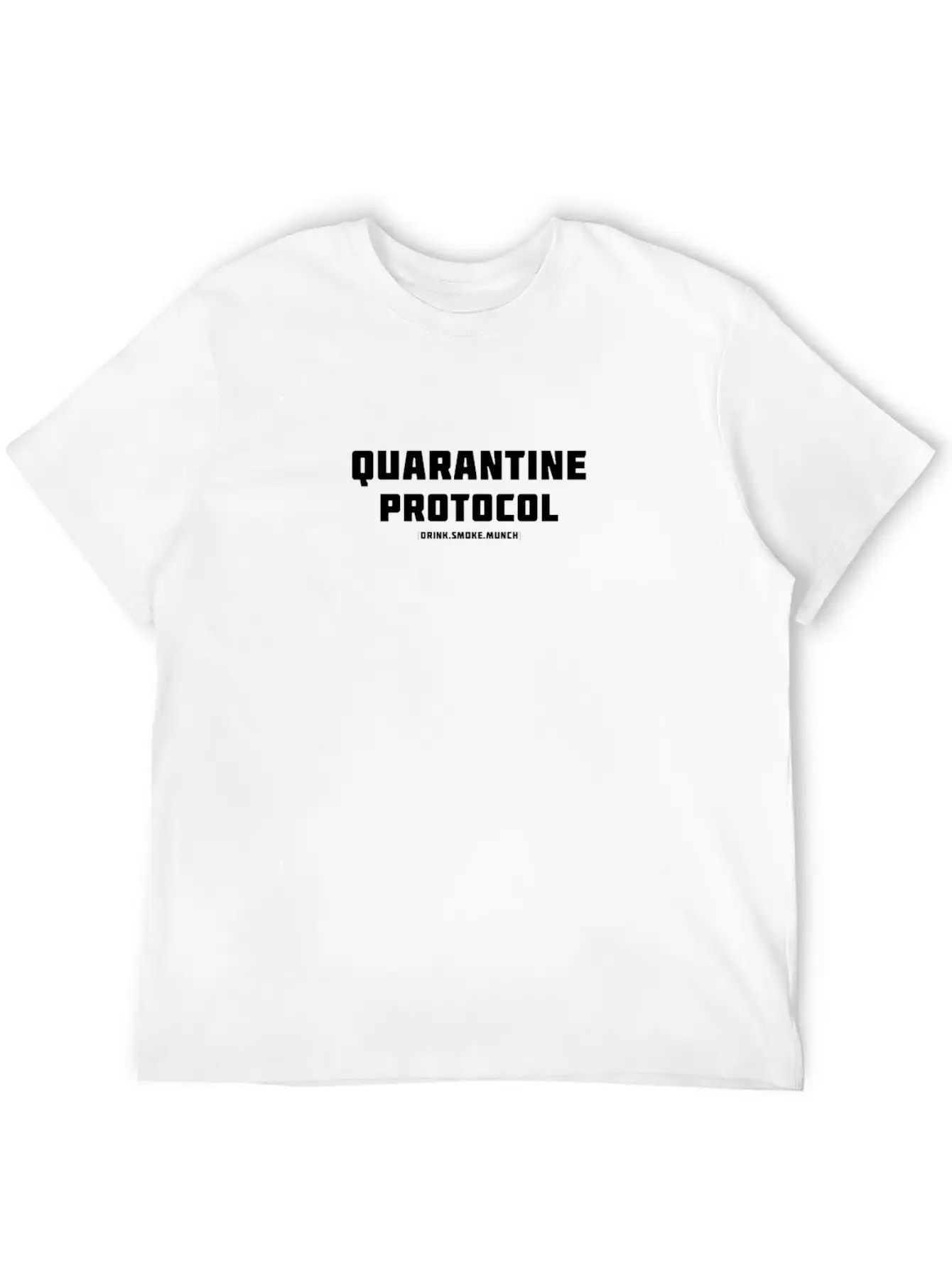 Quarantine Protocol Unisex Short Sleeve Soft Cotton T-Shirt – Casual Everyday Wear