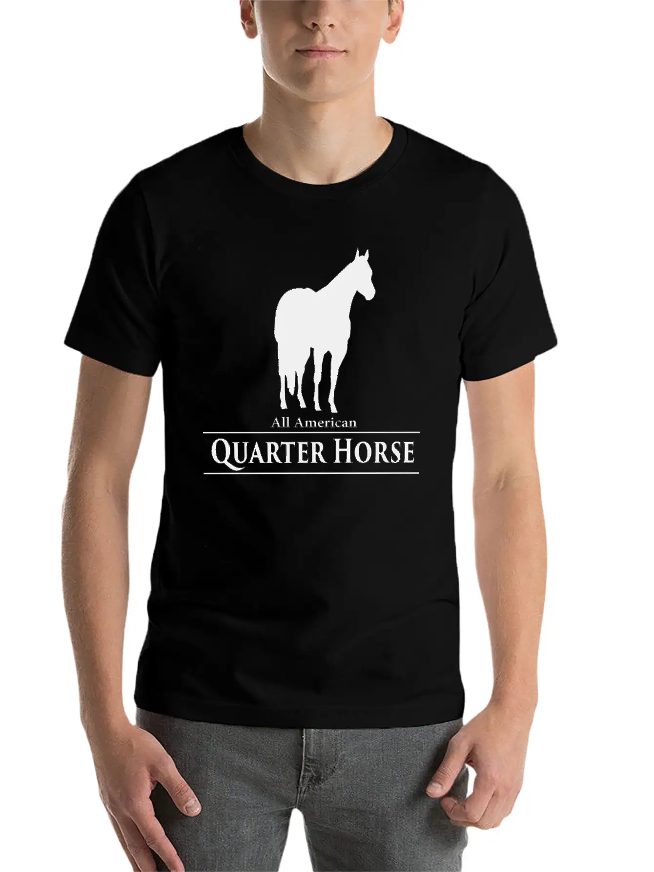 Quarter Horse Timeless Short Sleeve Tee – Comfy And Minimalist Design