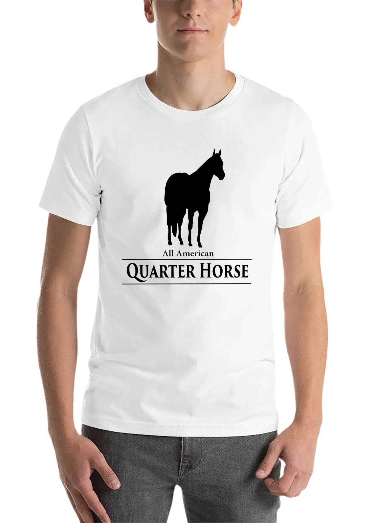 Quarter Horse Timeless Short Sleeve Tee – Comfy And Minimalist Design