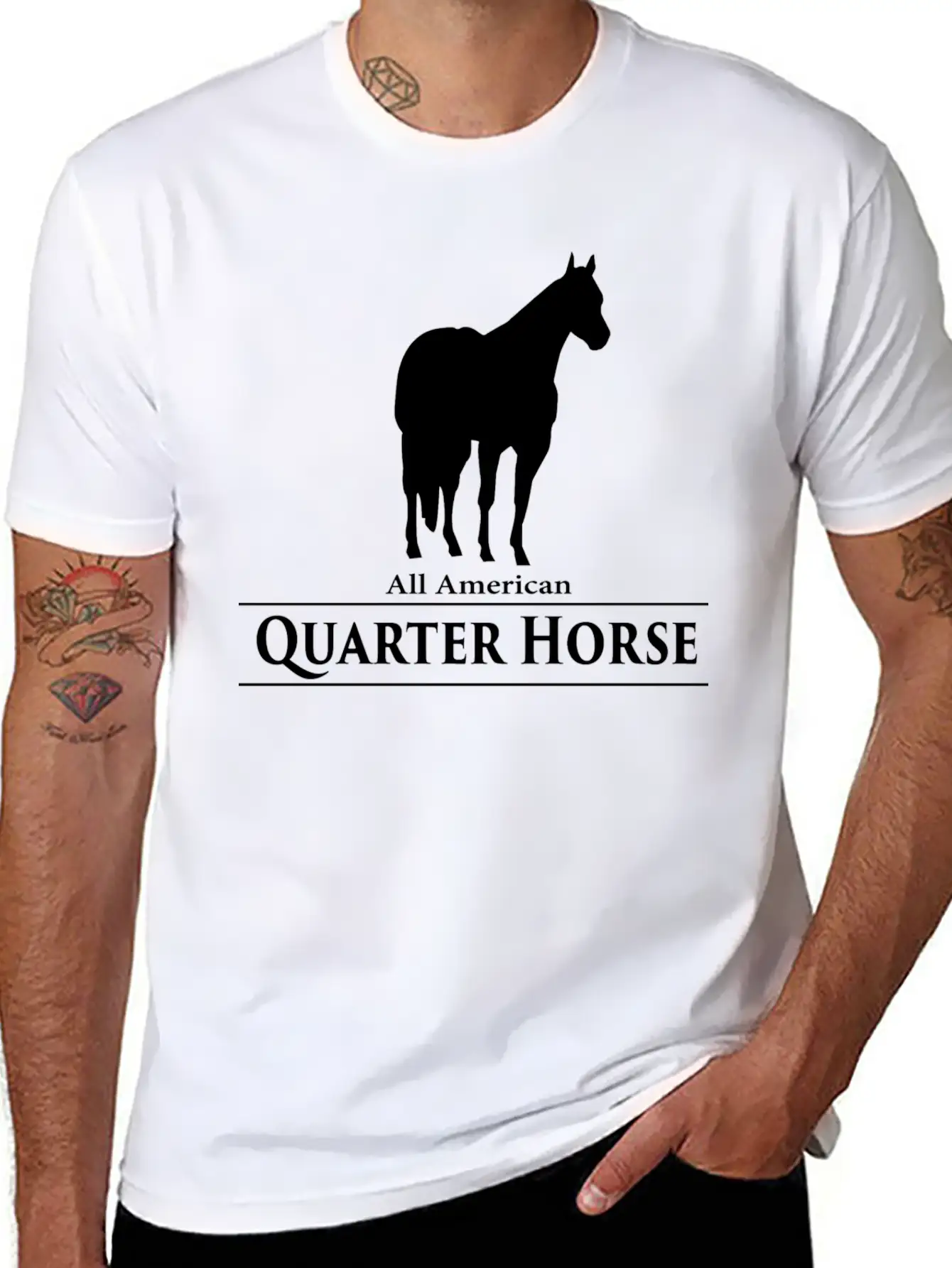 Quarter Horse Timeless Short Sleeve Tee – Comfy And Minimalist Design