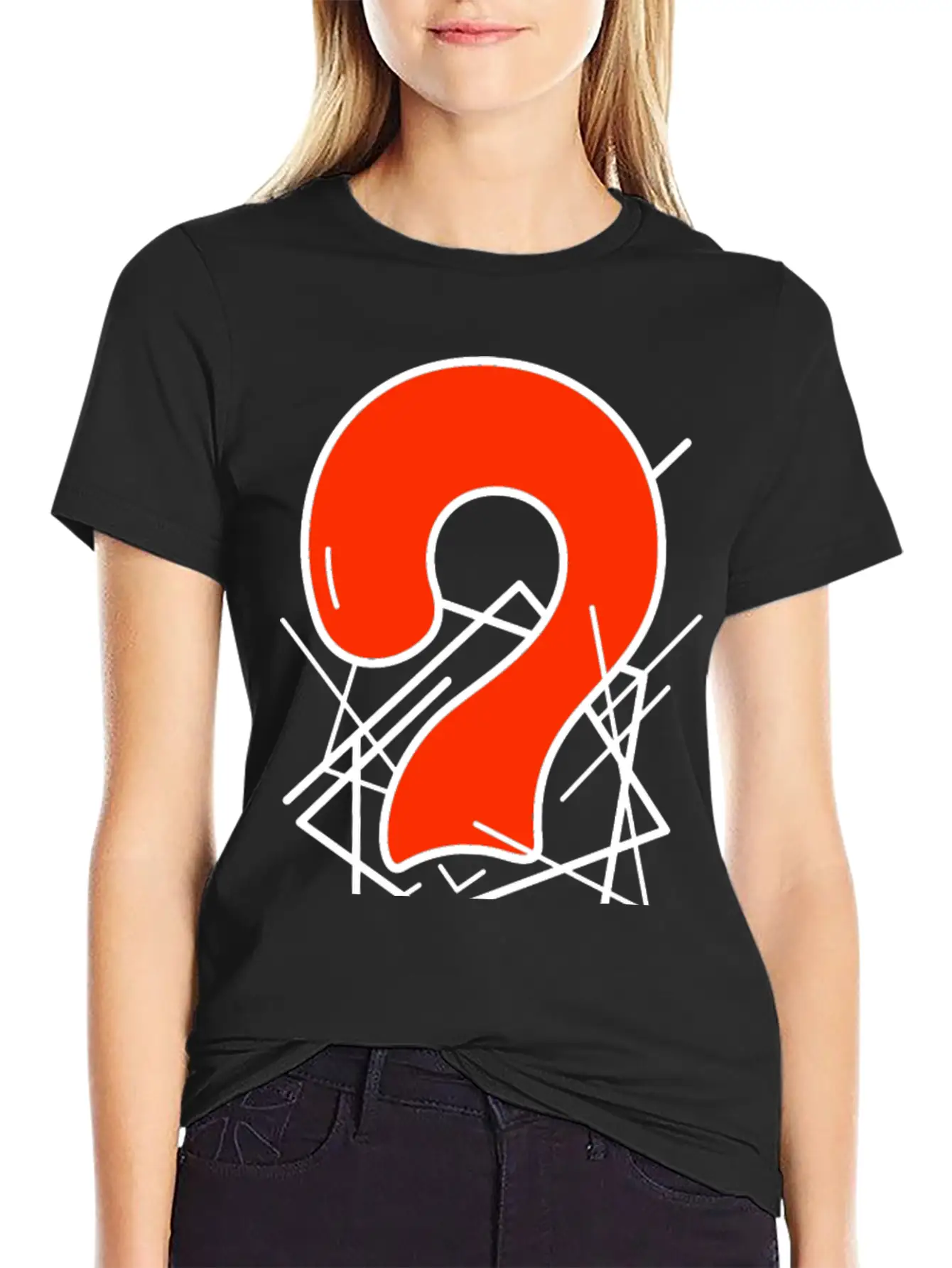 Question Mark. No Idea. I Do Not Know. Comfortable Minimalist Graphic Tee – Summer Style Essential