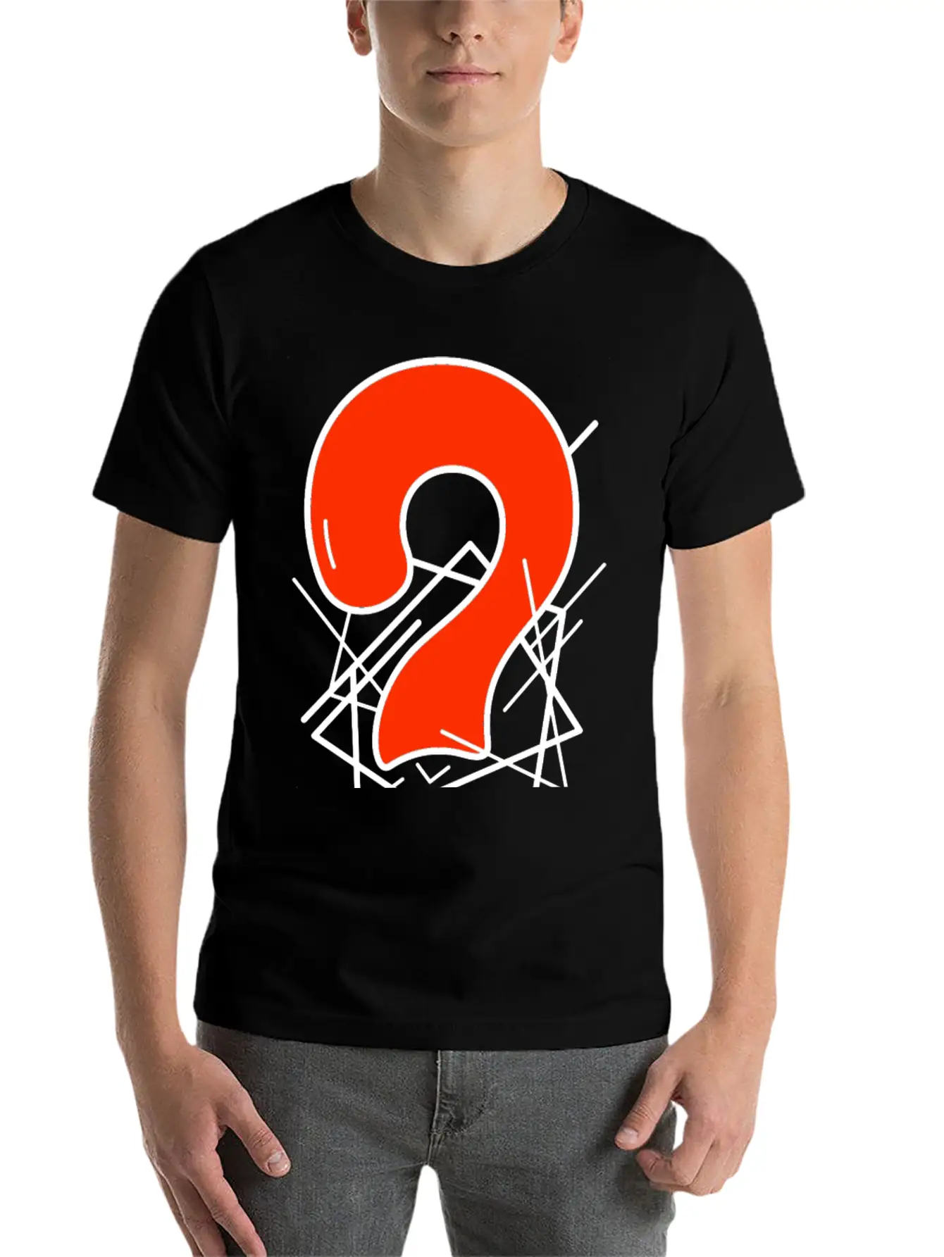 Question Mark. No Idea. I Do Not Know. Comfortable Minimalist Graphic Tee – Summer Style Essential