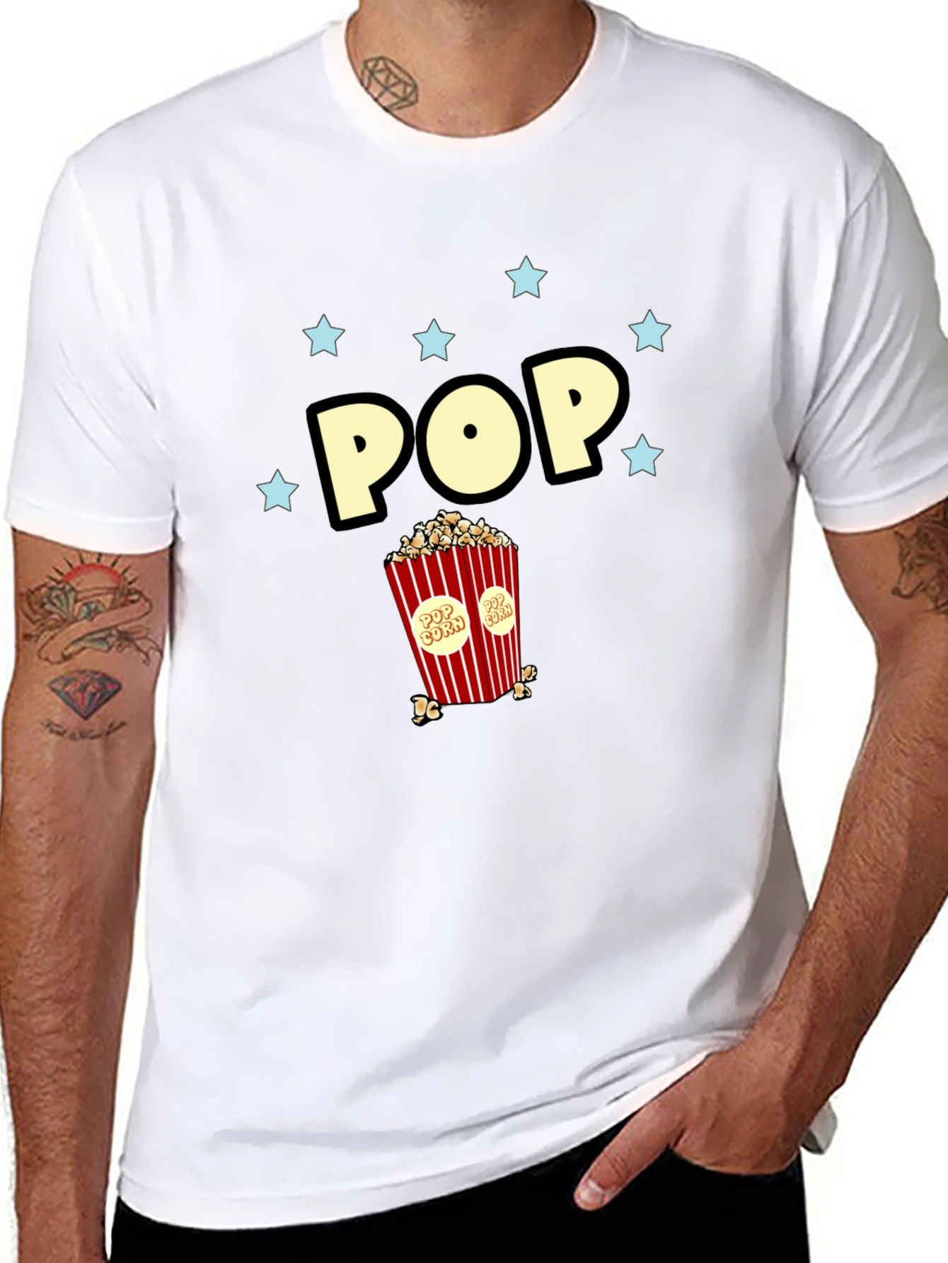 Popcorn Graphic Print T-Shirt