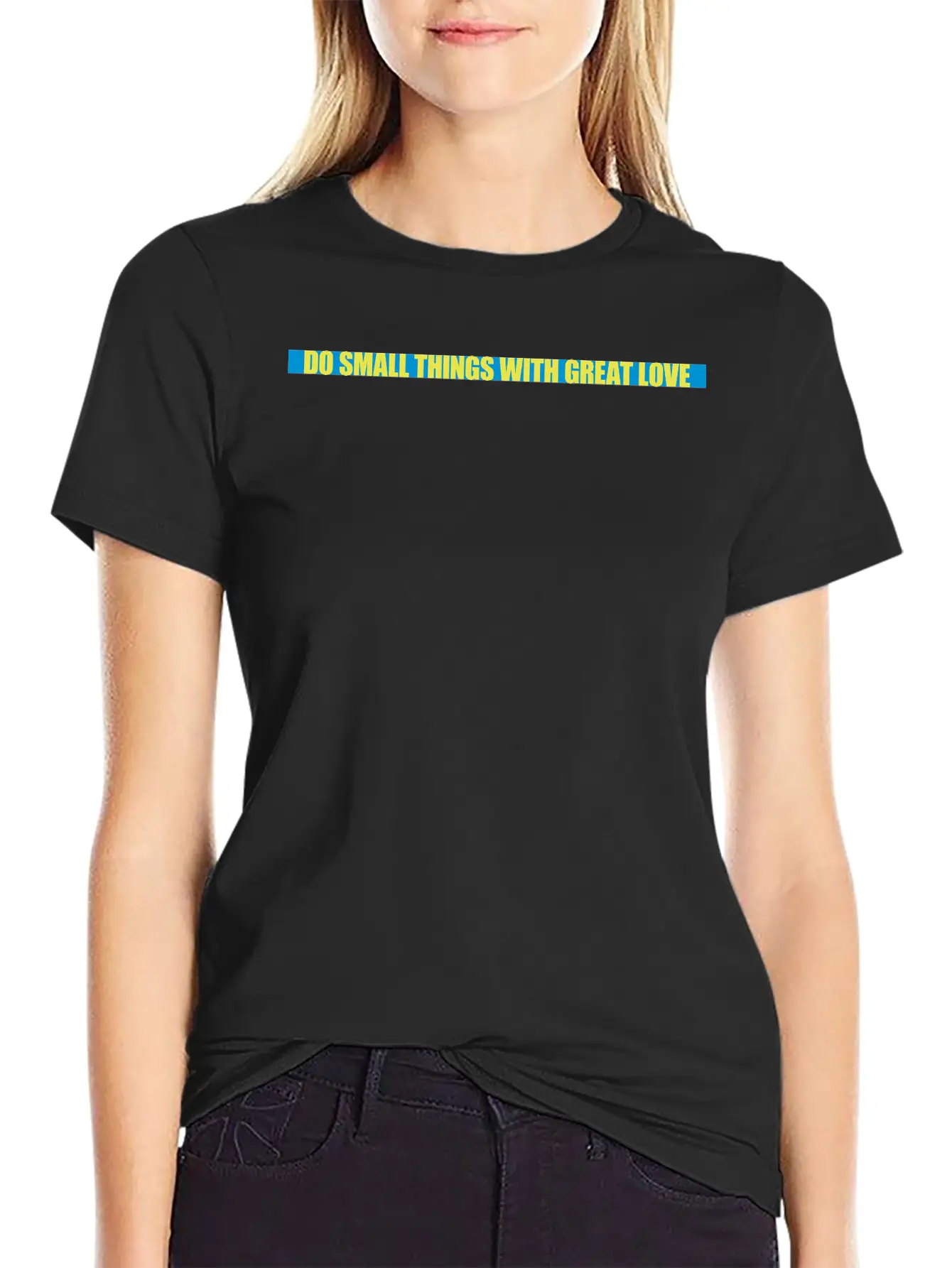 Quote Do Small Things Basic Graphic T-Shirt – Daily Comfort In Soft Cotton