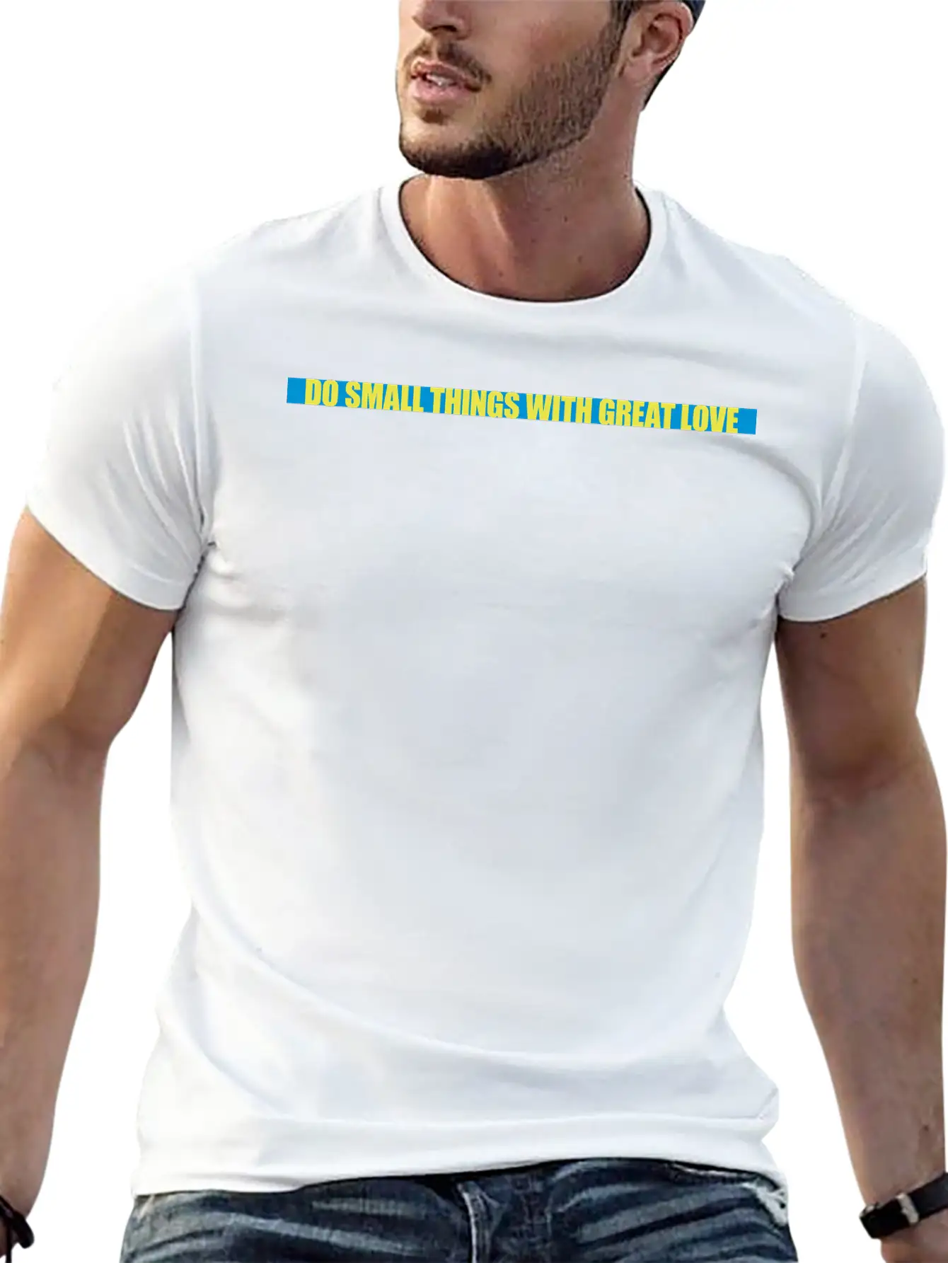 Quote Do Small Things Basic Graphic T-Shirt – Daily Comfort In Soft Cotton