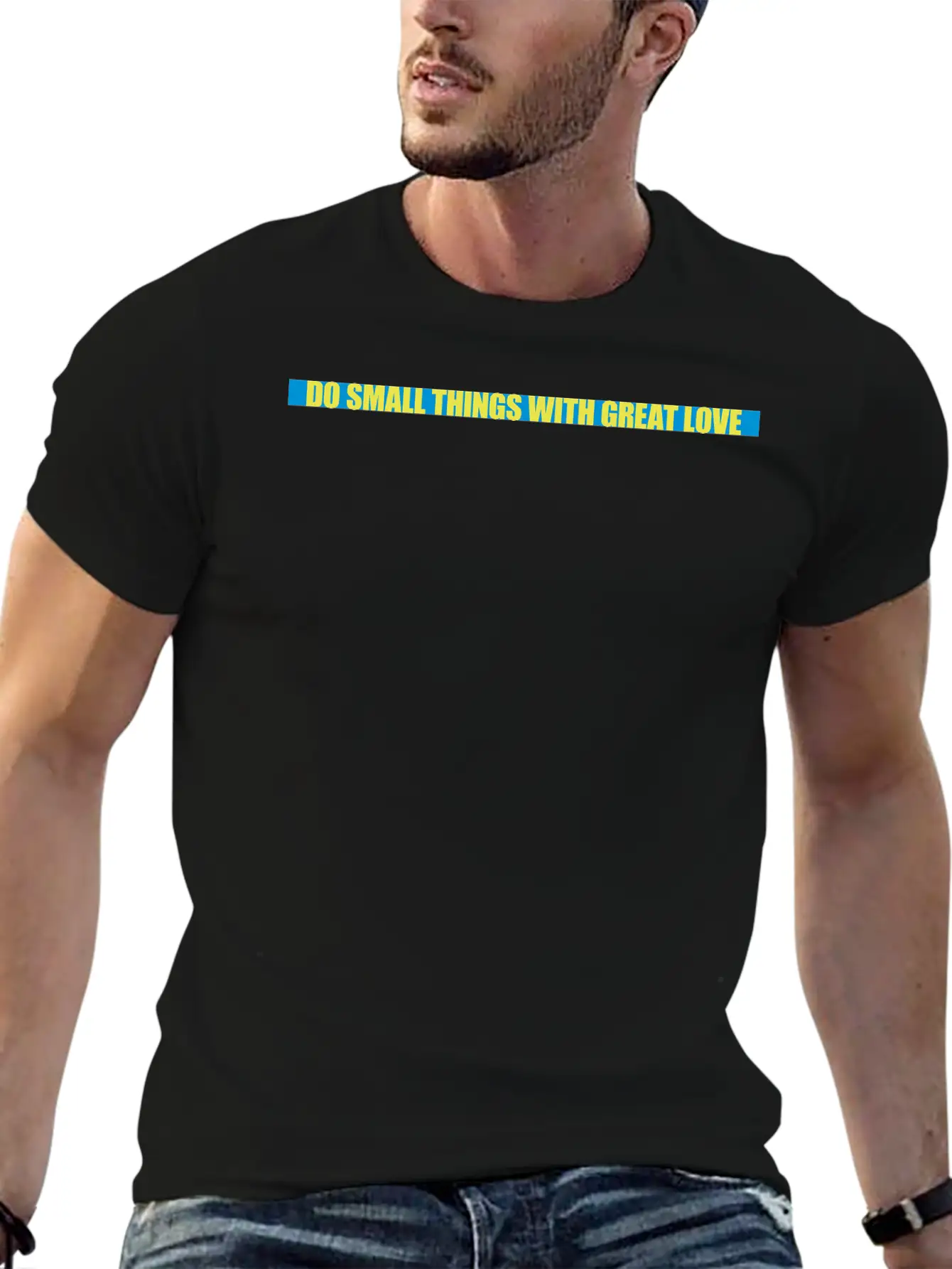 Quote Do Small Things Basic Graphic T-Shirt – Daily Comfort In Soft Cotton
