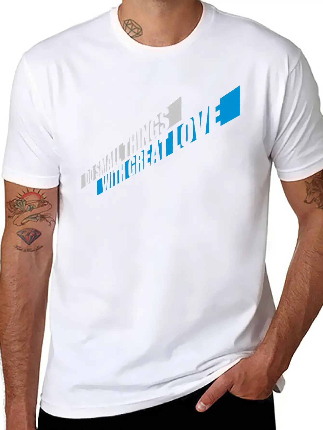 Quote Do Small Things Relaxed Everyday Tee – Lightweight And Durable Cotton