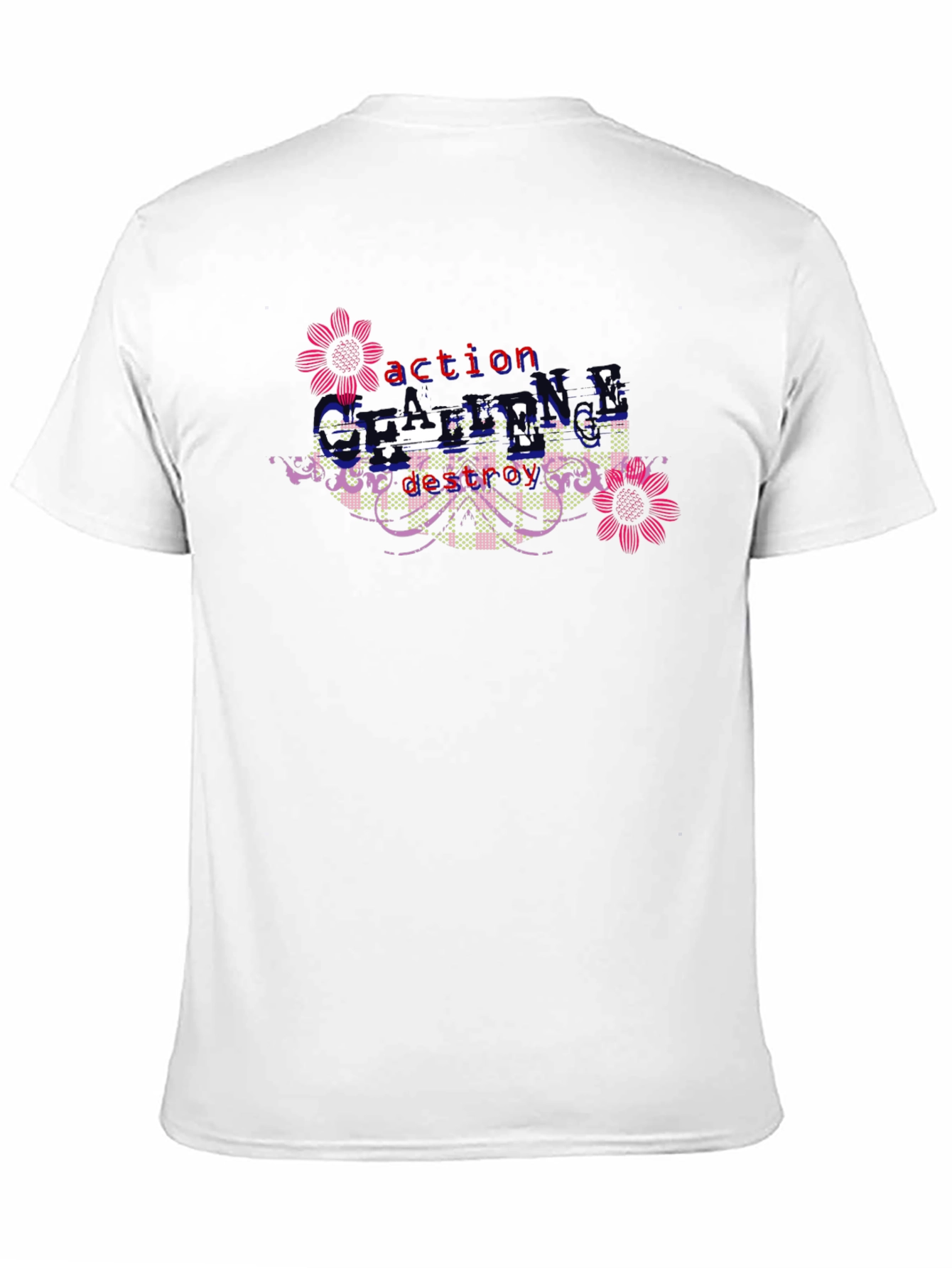 Action Destroy Cycle Black Graphic T-Shirt
