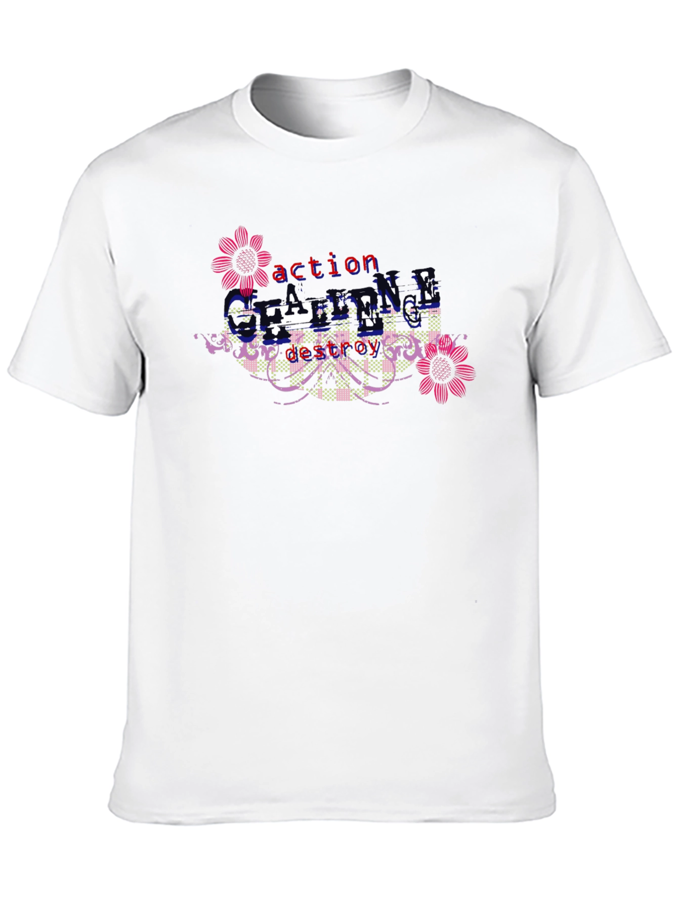 Action Destroy Cycle Black Graphic T-Shirt
