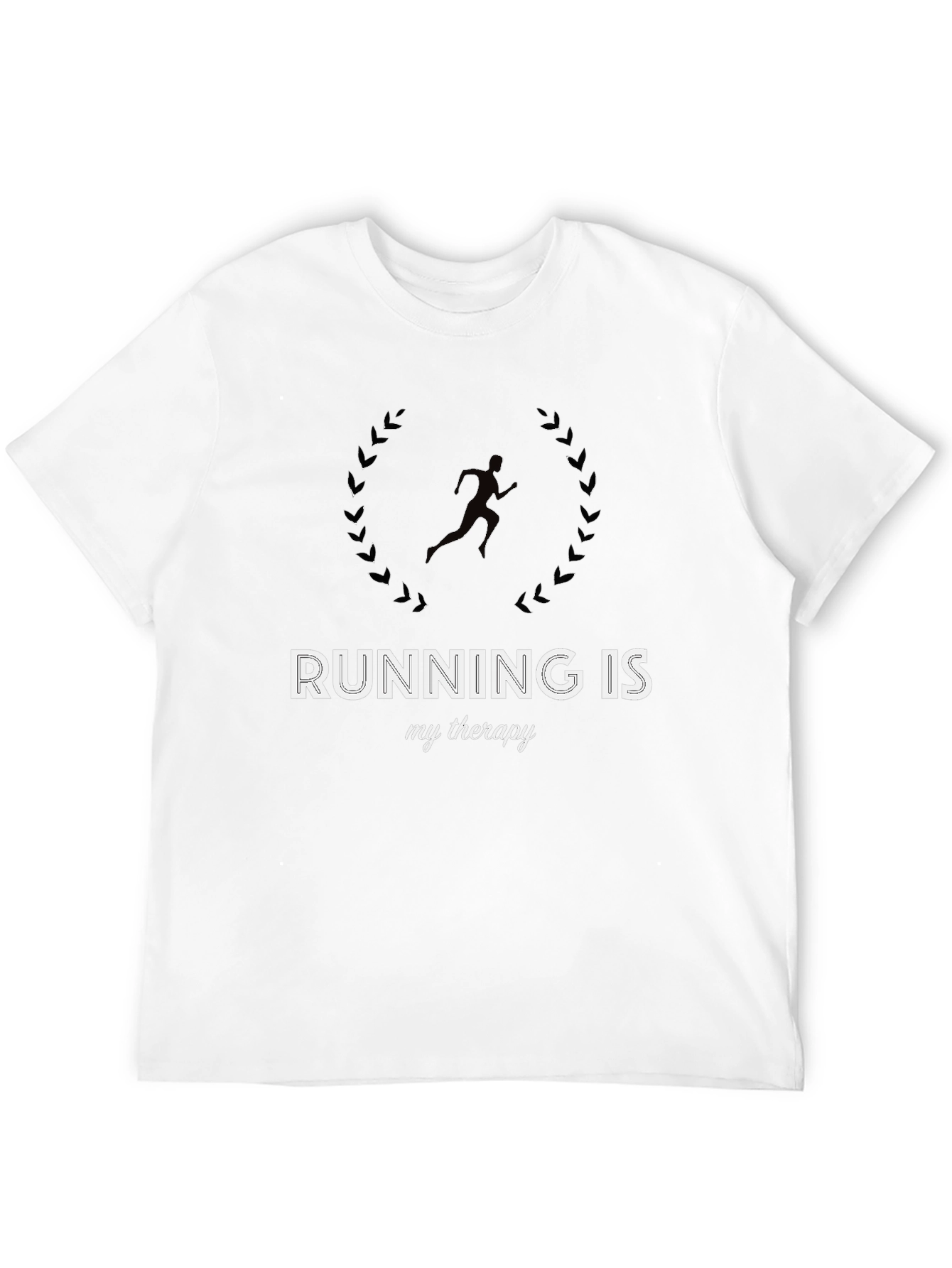 Running is My Therapy Graphic Tee